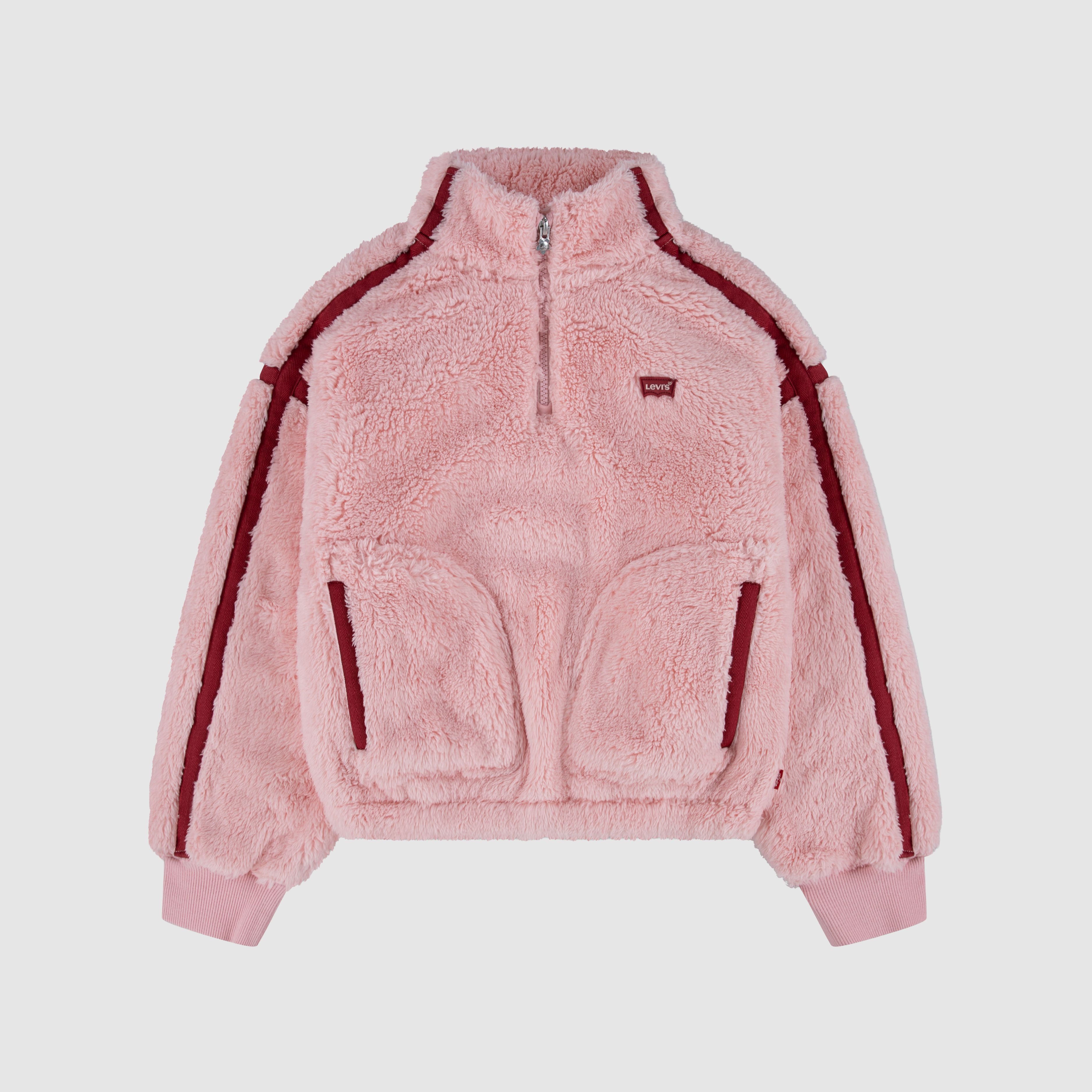 Sherpa Half Zip Big Girls 7-16 1