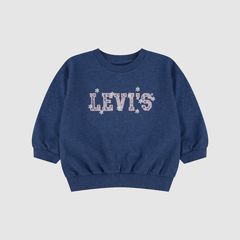 Cinched Sleeve Knit Top Big Girls 7-16 — Blue Indigo - Blue 1