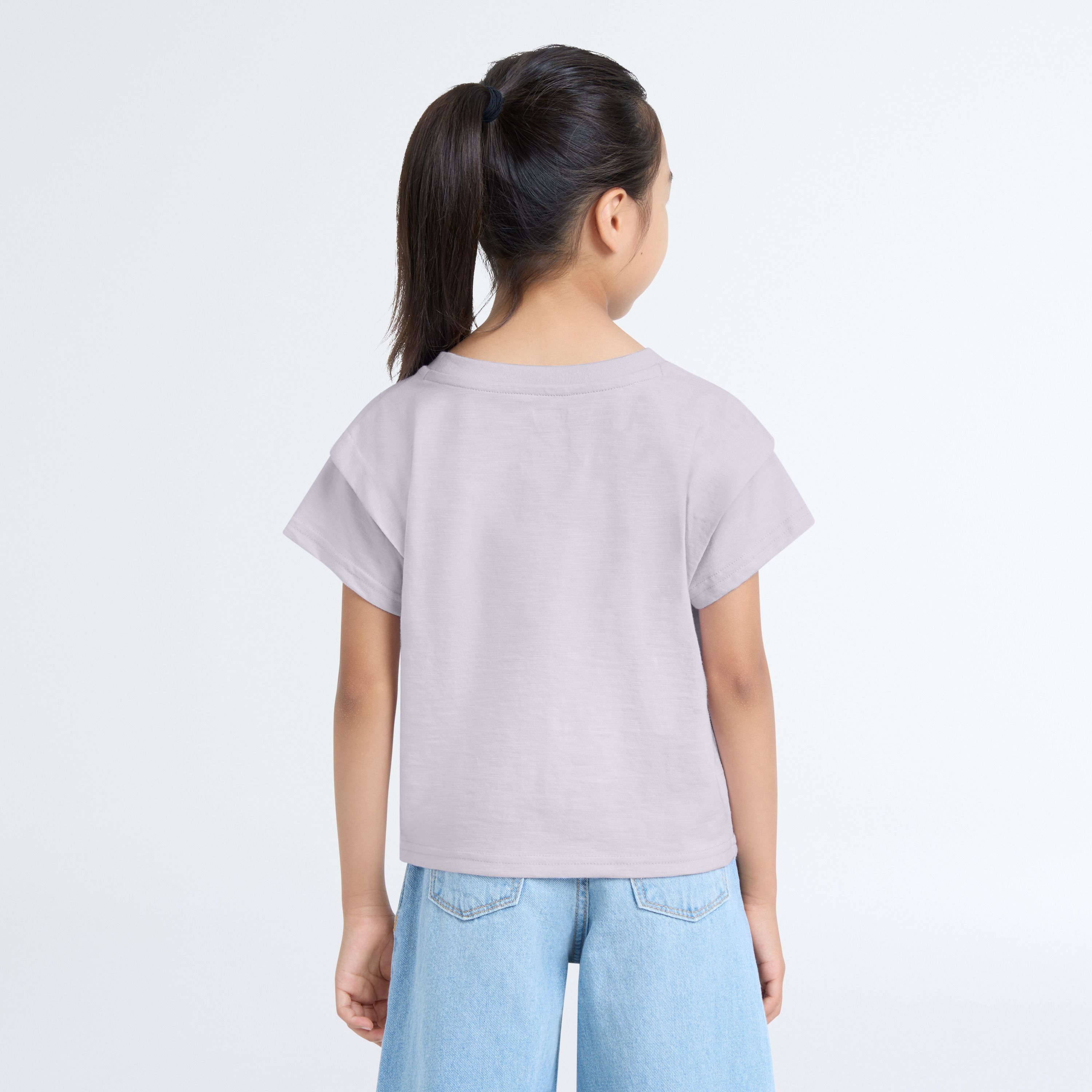 Double Sleeve Knit Top Little Girls 4-6X 3