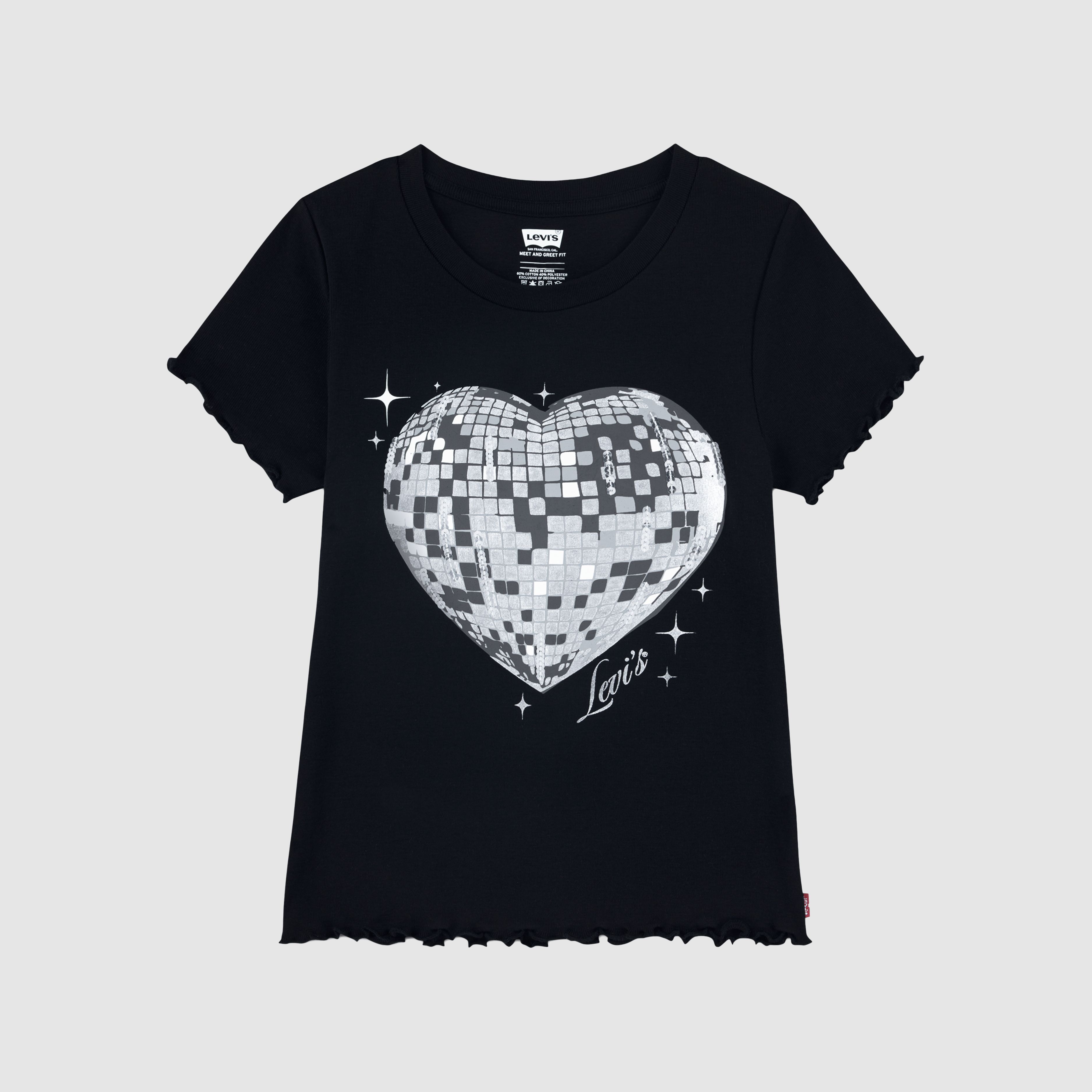 Disco Ball Knit Top Big Girls 7-16 4