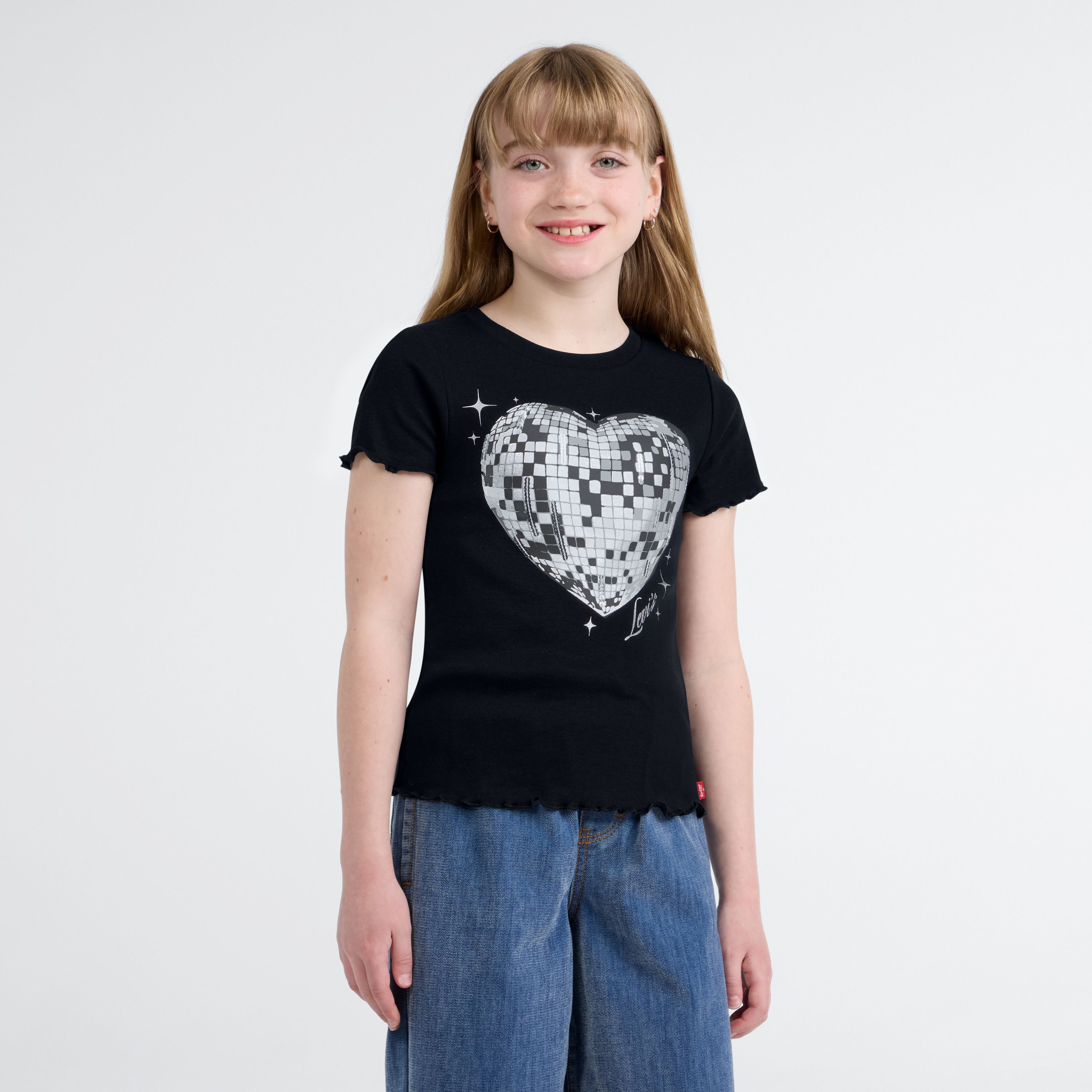 Disco Ball Knit Top Big Girls 7-16 1