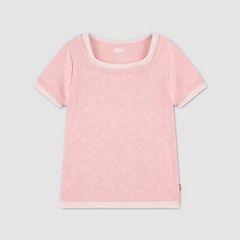 Layered Top Big Girls 7-16 — Powder Pink - Pink 4