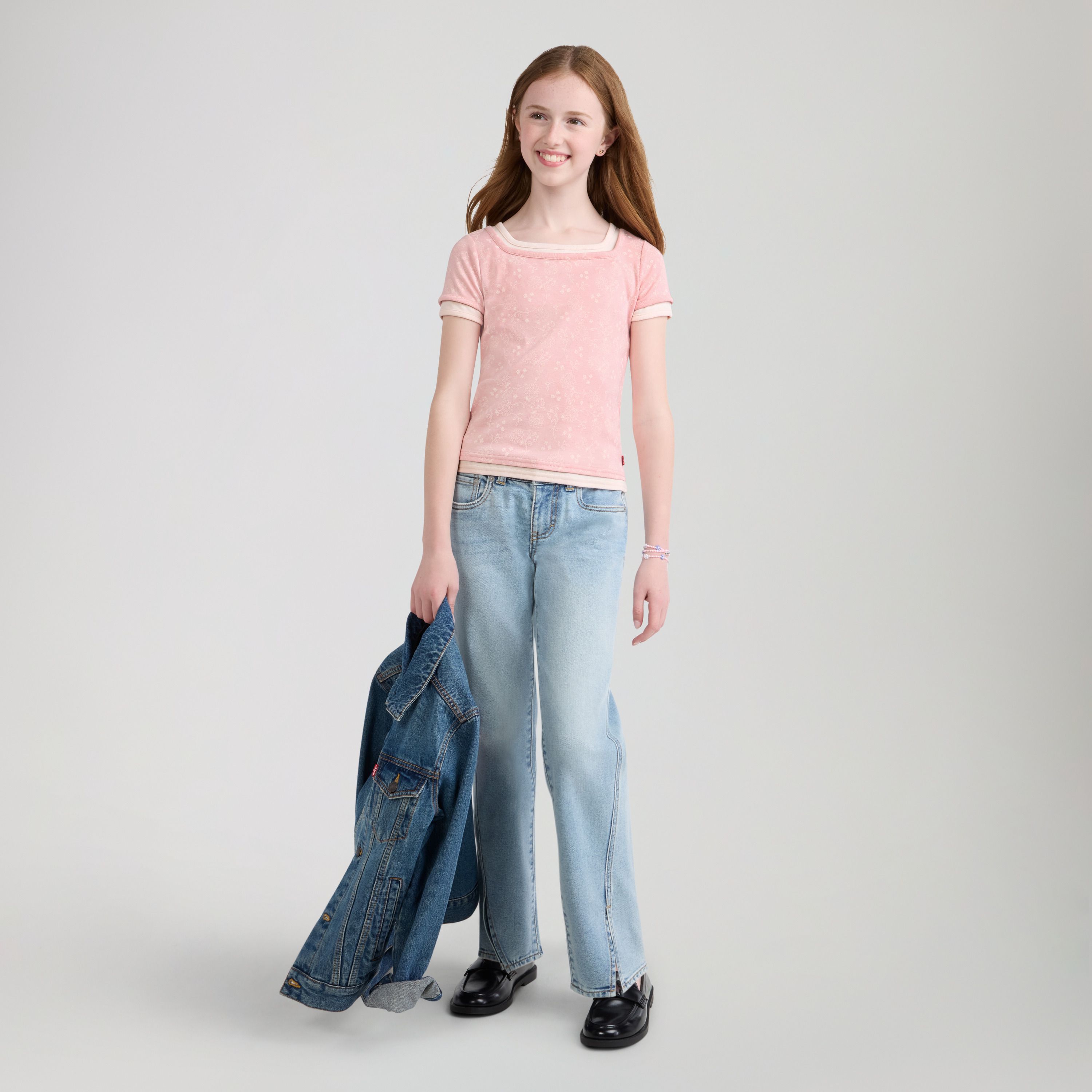 Layered Top Big Girls 7-16 1