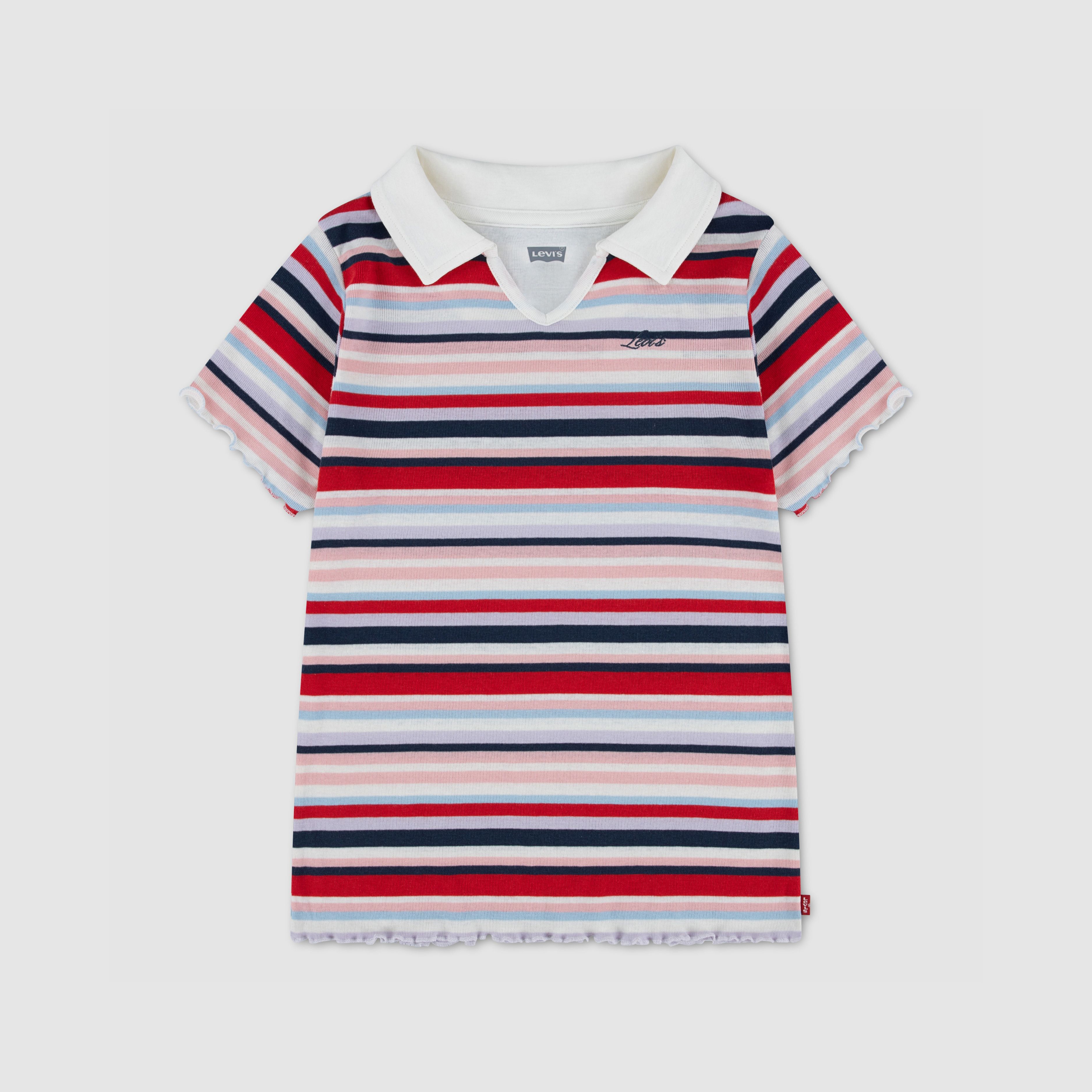 Polo Knit Top Little Girls 4-6X 1