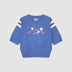 Varsity Knit Top Big Girls 7-16 — Delft - Blue 4