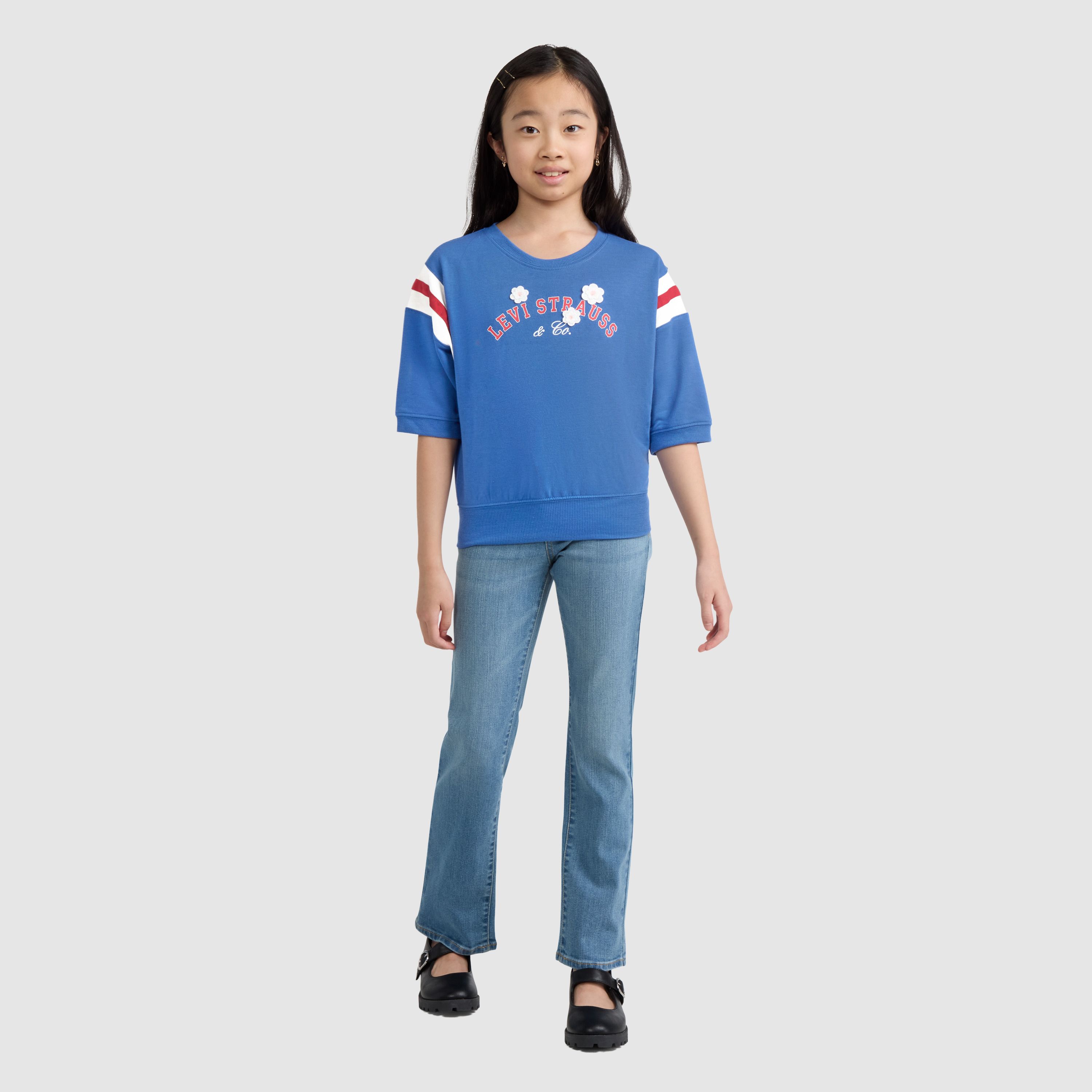 Varsity Knit Top Big Girls 7-16 1