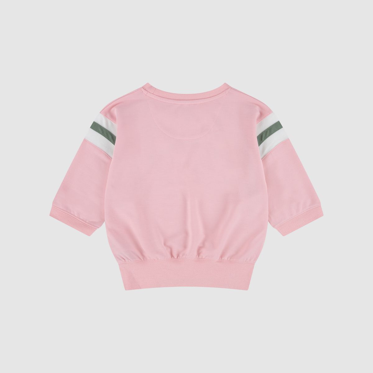Varsity Knit Top Big Girls 7-16 — Powder Pink - Pink