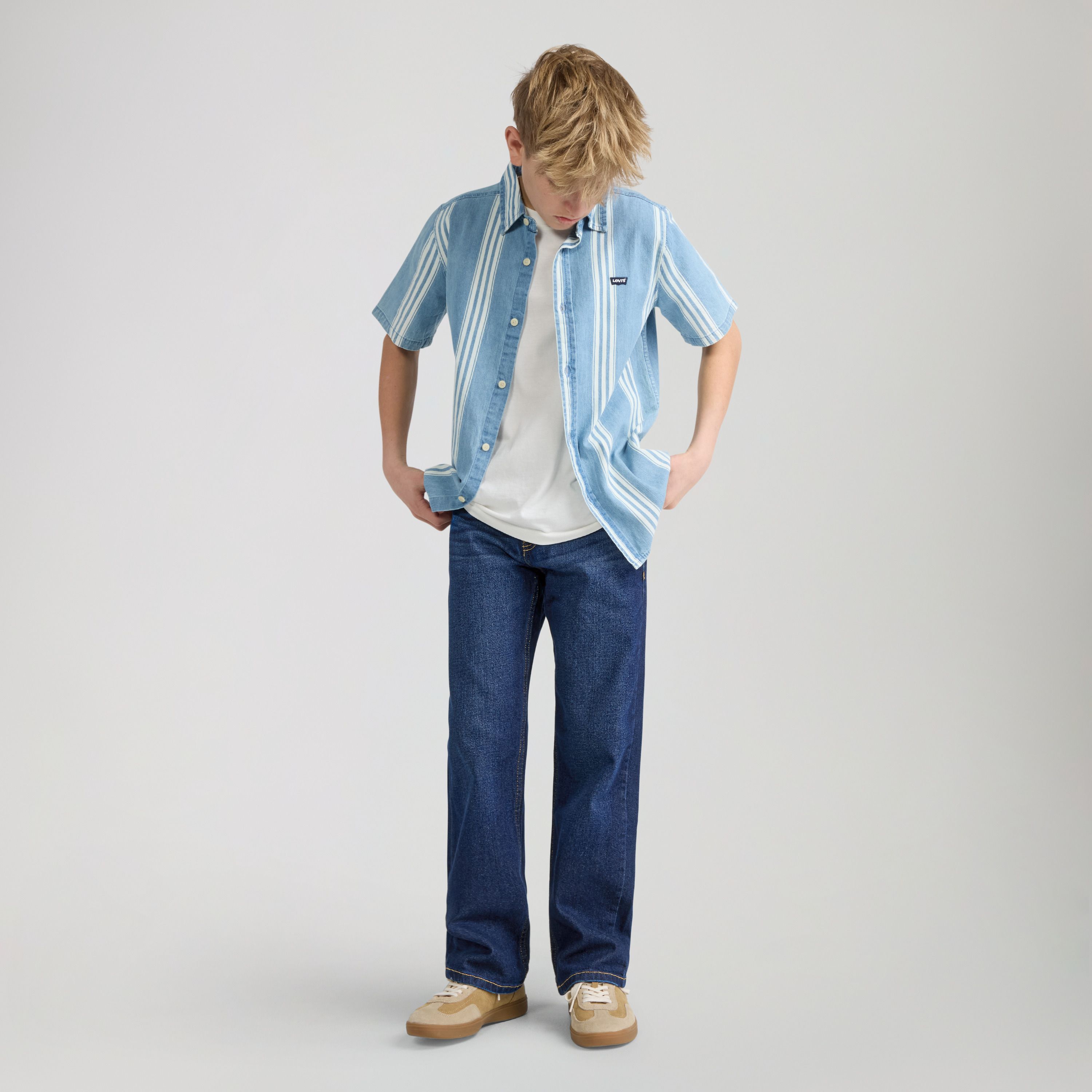 555™ Relaxed Fit Straight Jeans Big Boys 8-20 1