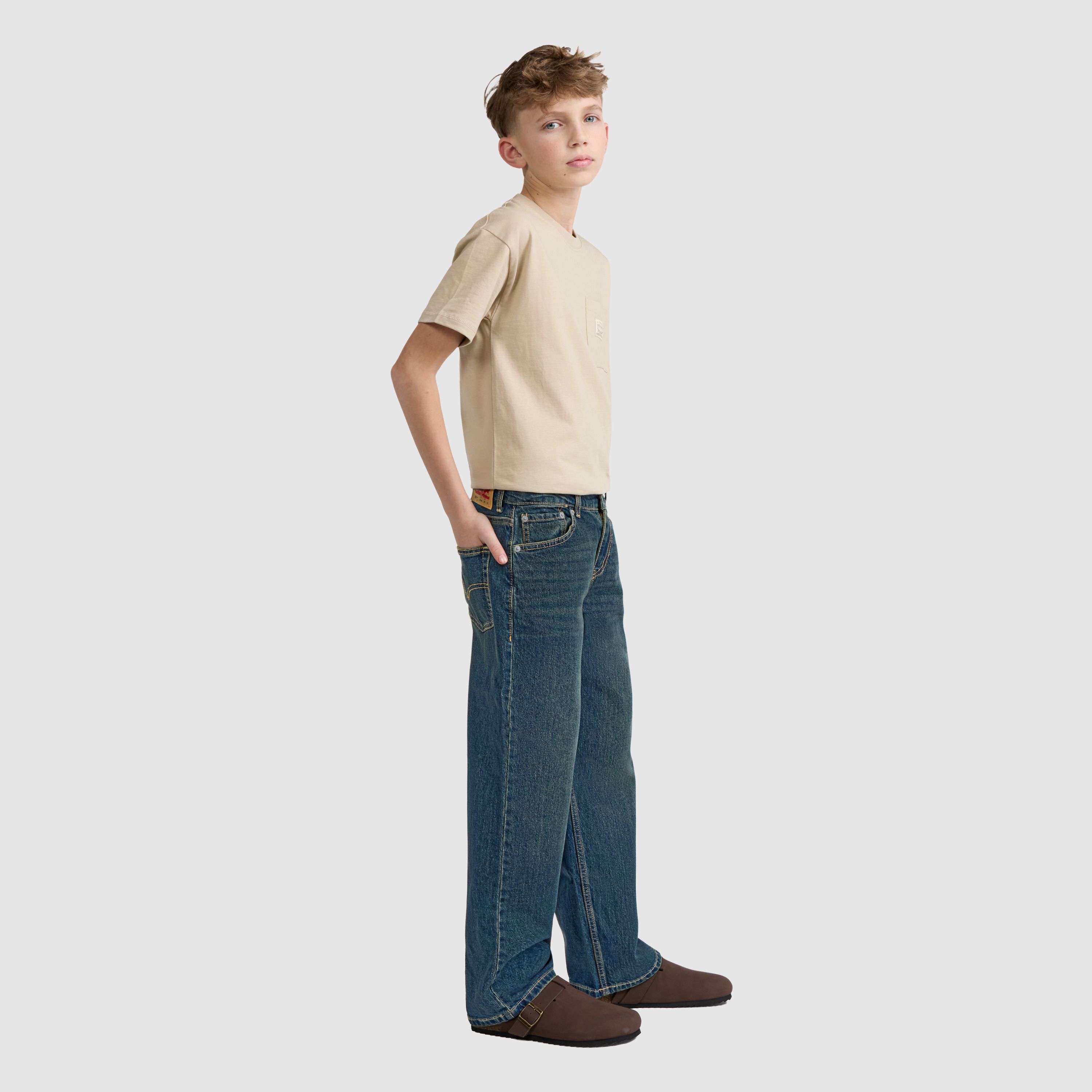 565™ Loose Fit Straight Jeans Big Boys 8-20 3