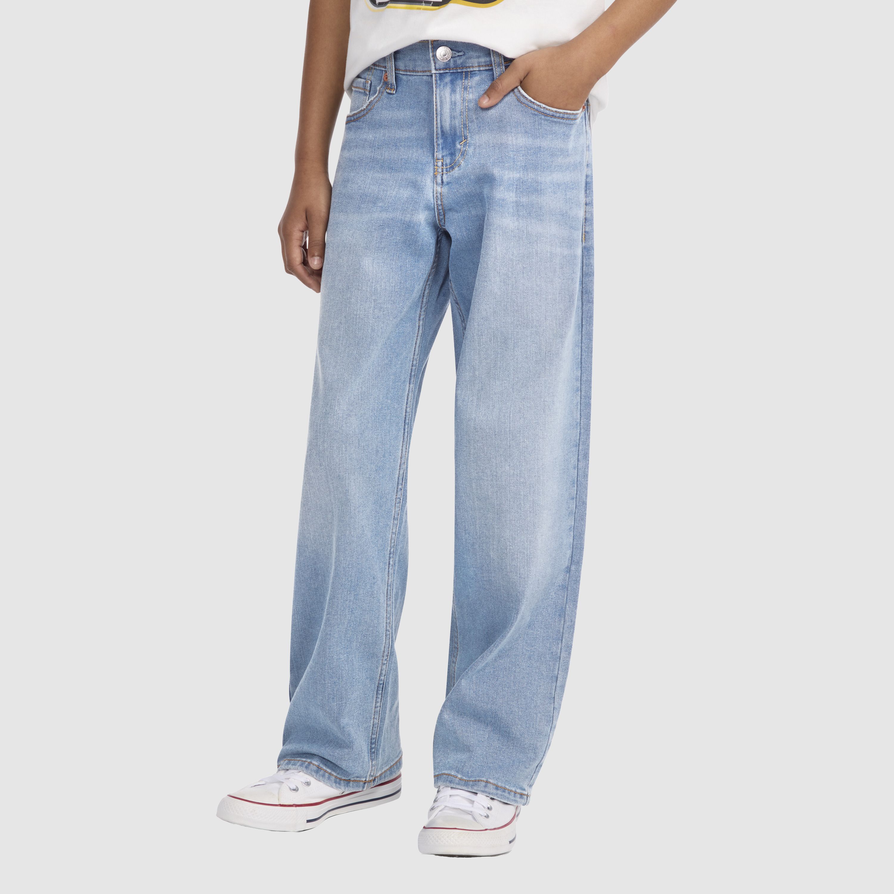 Loose Straight Jeans Big Boys 8-20 6