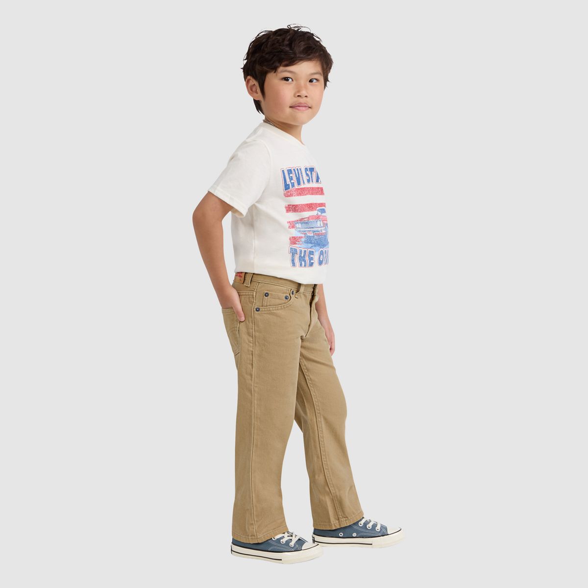 505™ Regular Fit Jeans Little Boys 4-7 — New British Khaki - Brown
