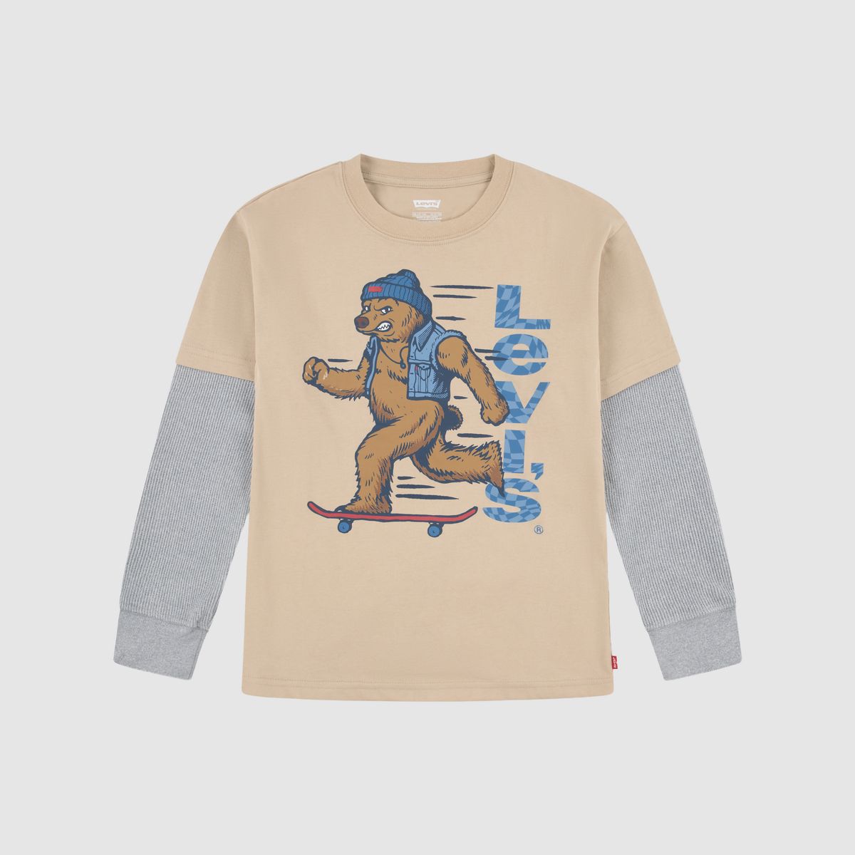 Twofer Bear On The Move Tee Big Boys 8-20 — White Pepper - White