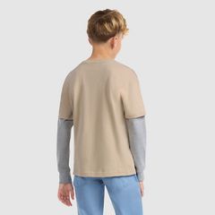 Twofer Bear On The Move Tee Big Boys 8-20 — White Pepper - White 3
