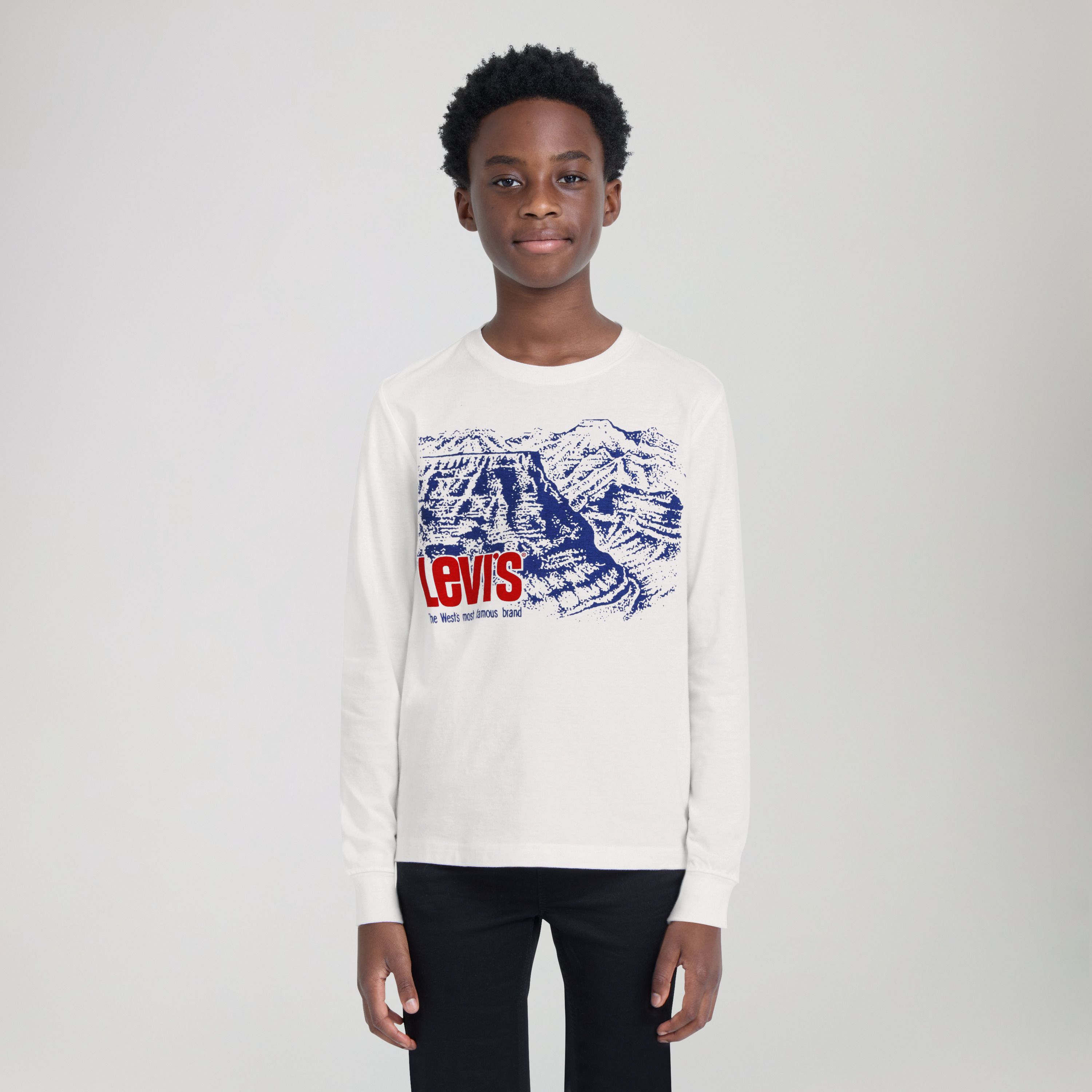Canyon Longsleeve Tee Big Boys 8-20 2