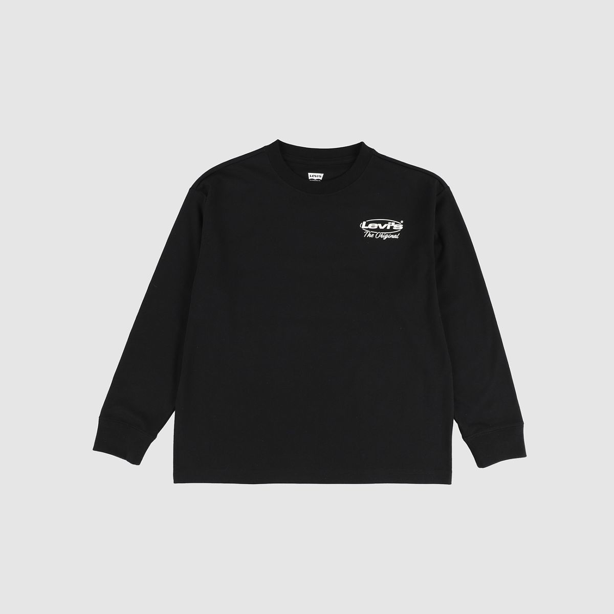 City Style Longsleeve Tee Big Boys 8-20 — Black - Charcoal