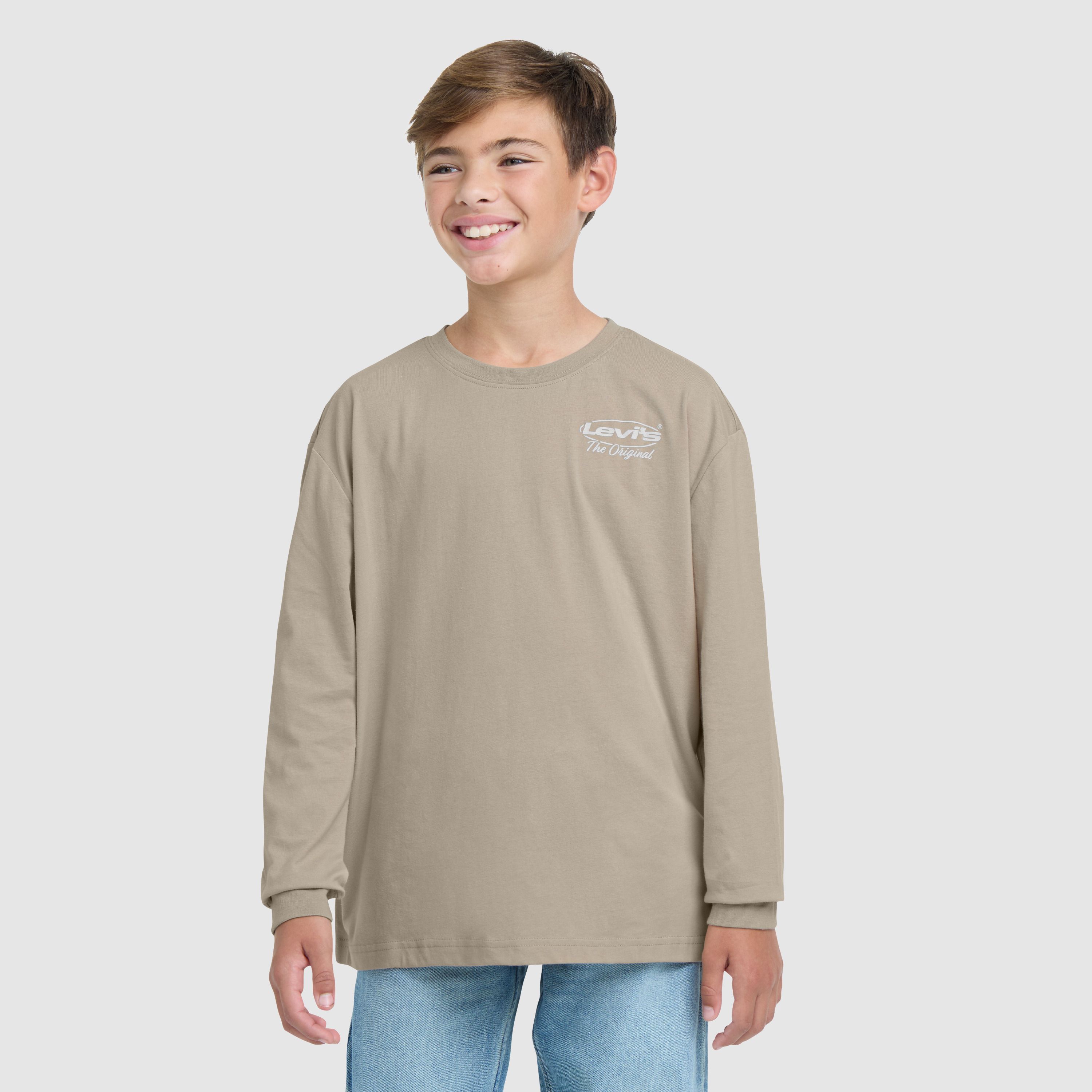City Style Longsleeve Tee Big Boys 8-20 1