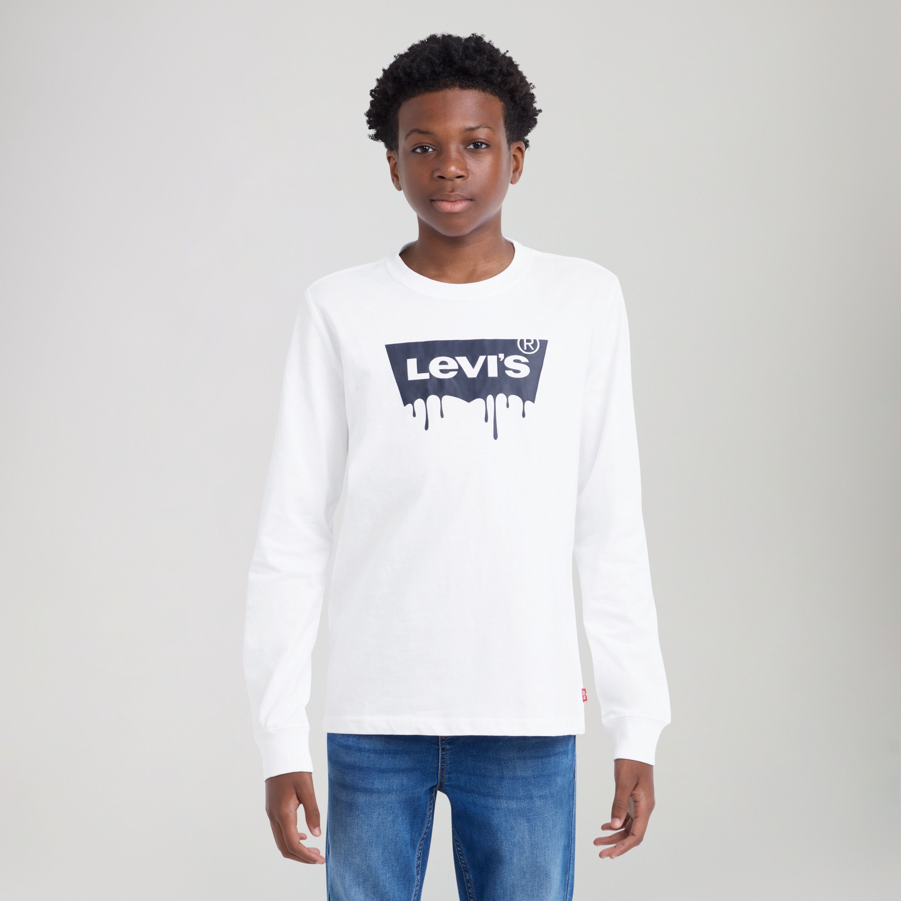 Dripped In Levi's Longsleeve Tee Big Boys 8-20 2