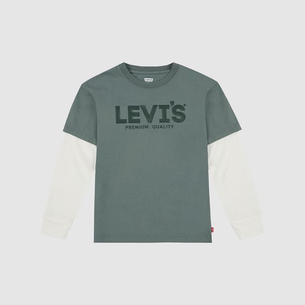 Twofer Headliner Tee Big Boys 8-20 — Laurel Wreath - Green