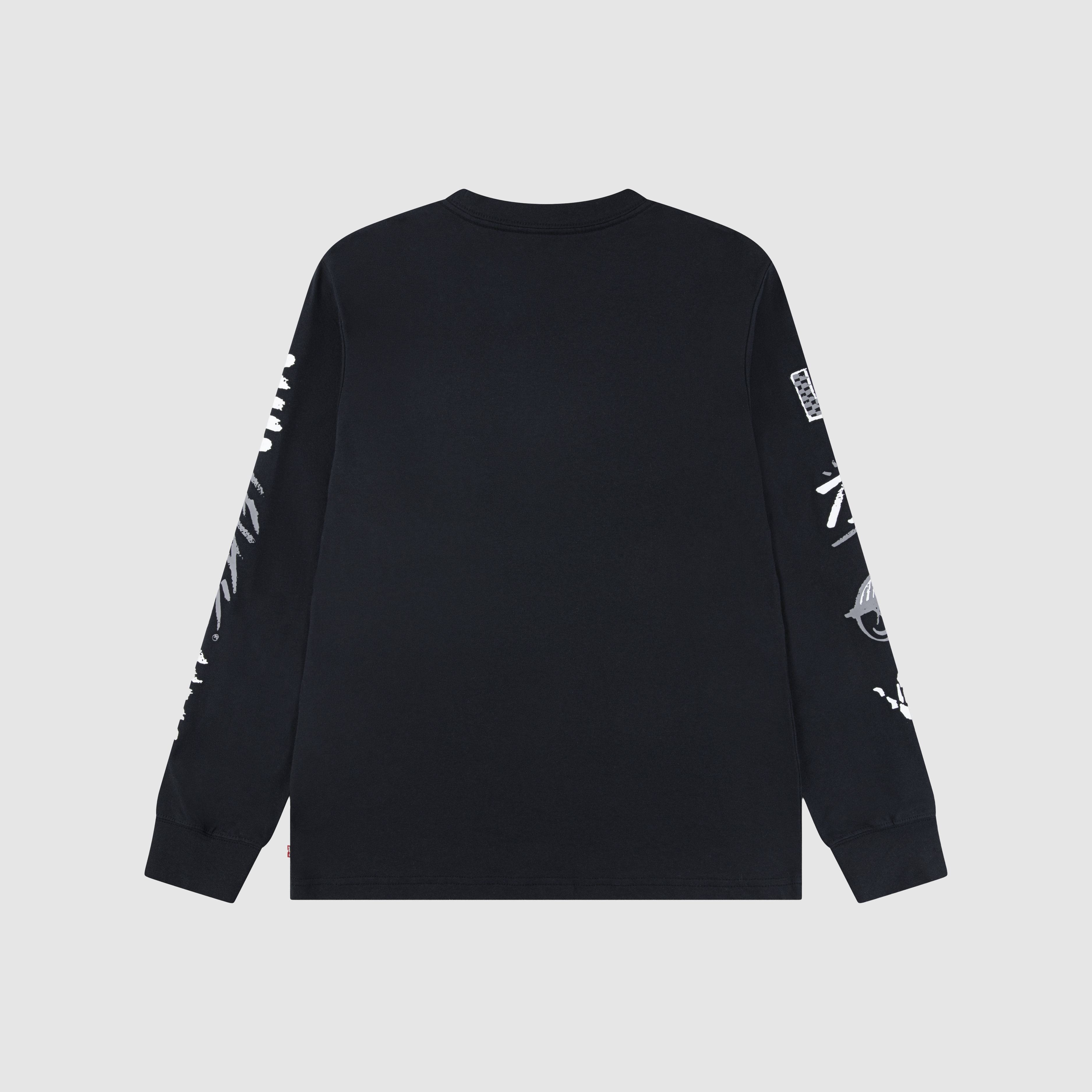 Skater Doodle Longsleeve Tee Big Boys 8-20 5