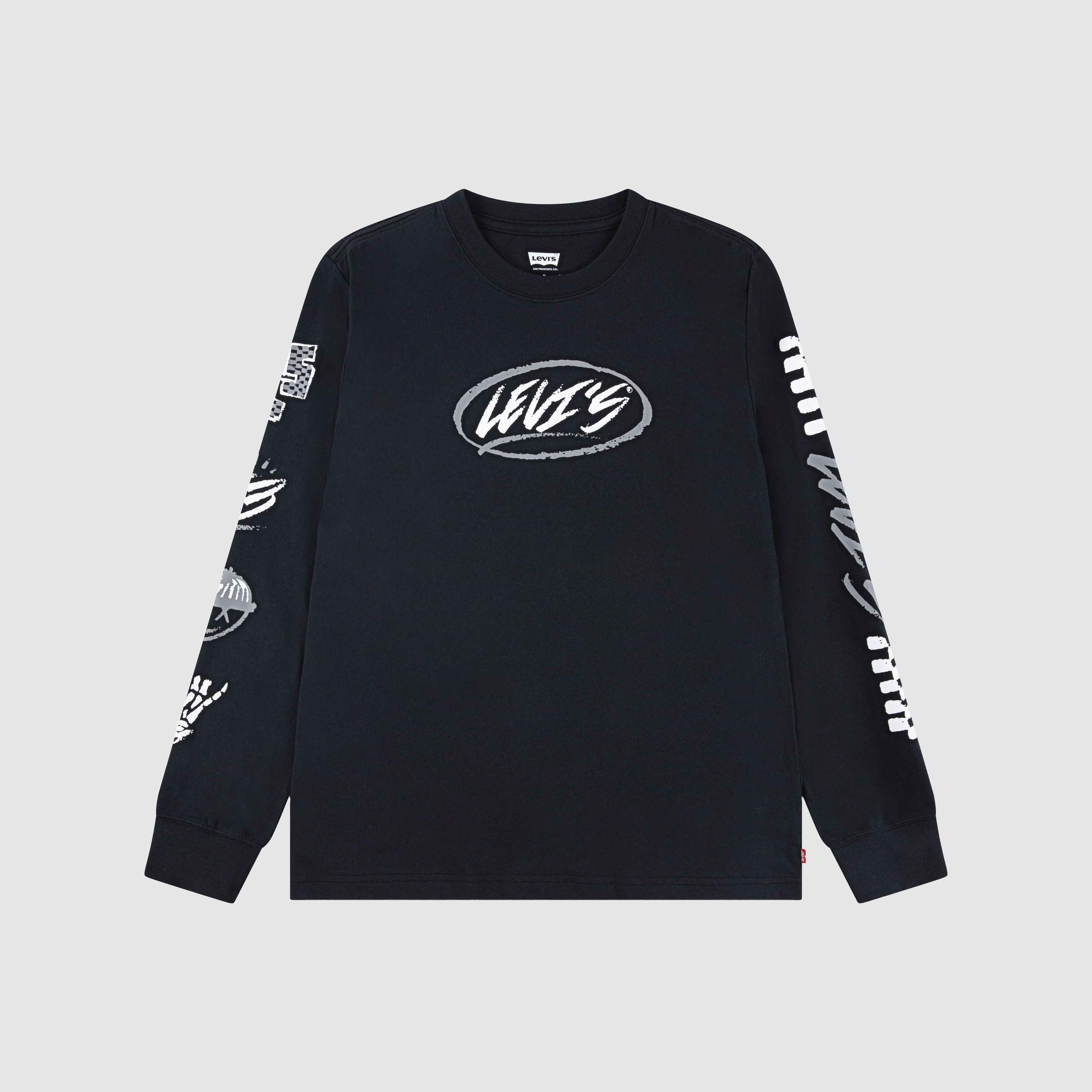 Skater Doodle Longsleeve Tee Big Boys 8-20 4