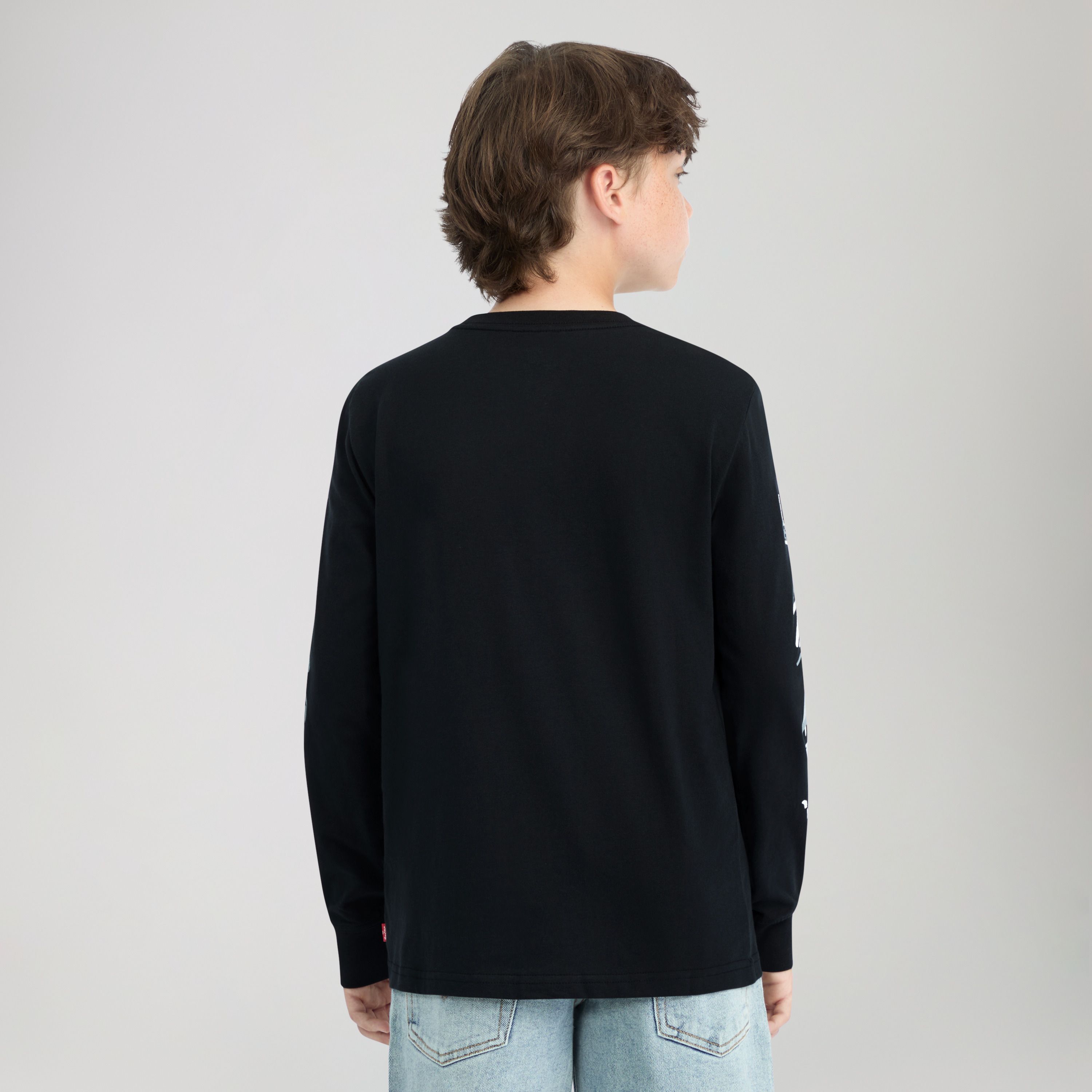 Skater Doodle Longsleeve Tee Big Boys 8-20 3