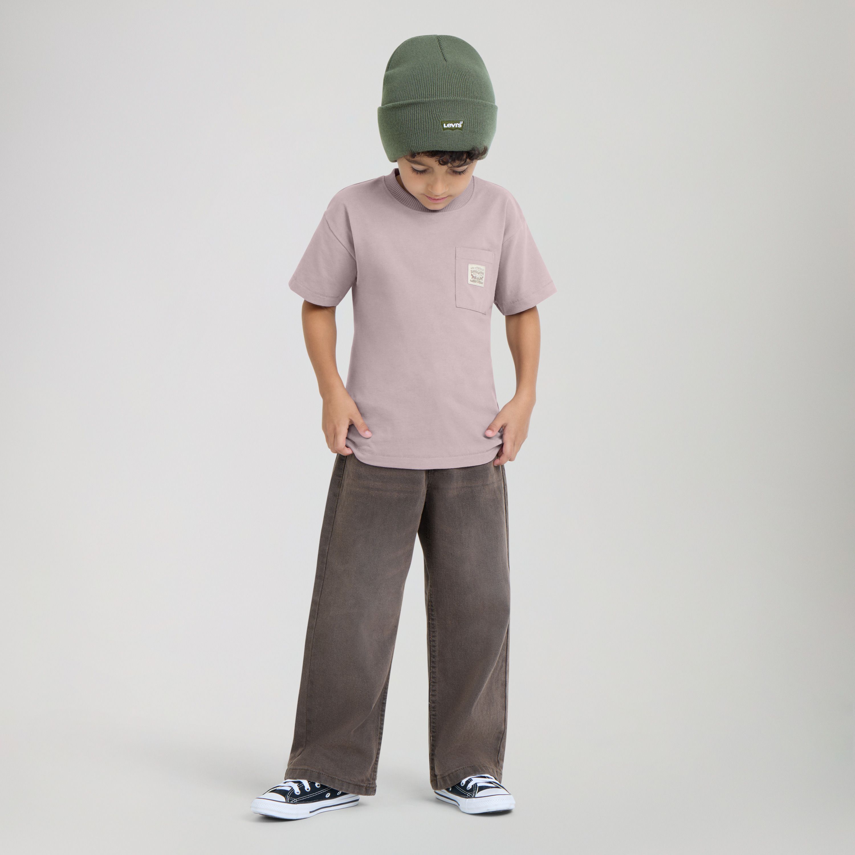 Patch Pocket Tee Little Boys 4-7 4