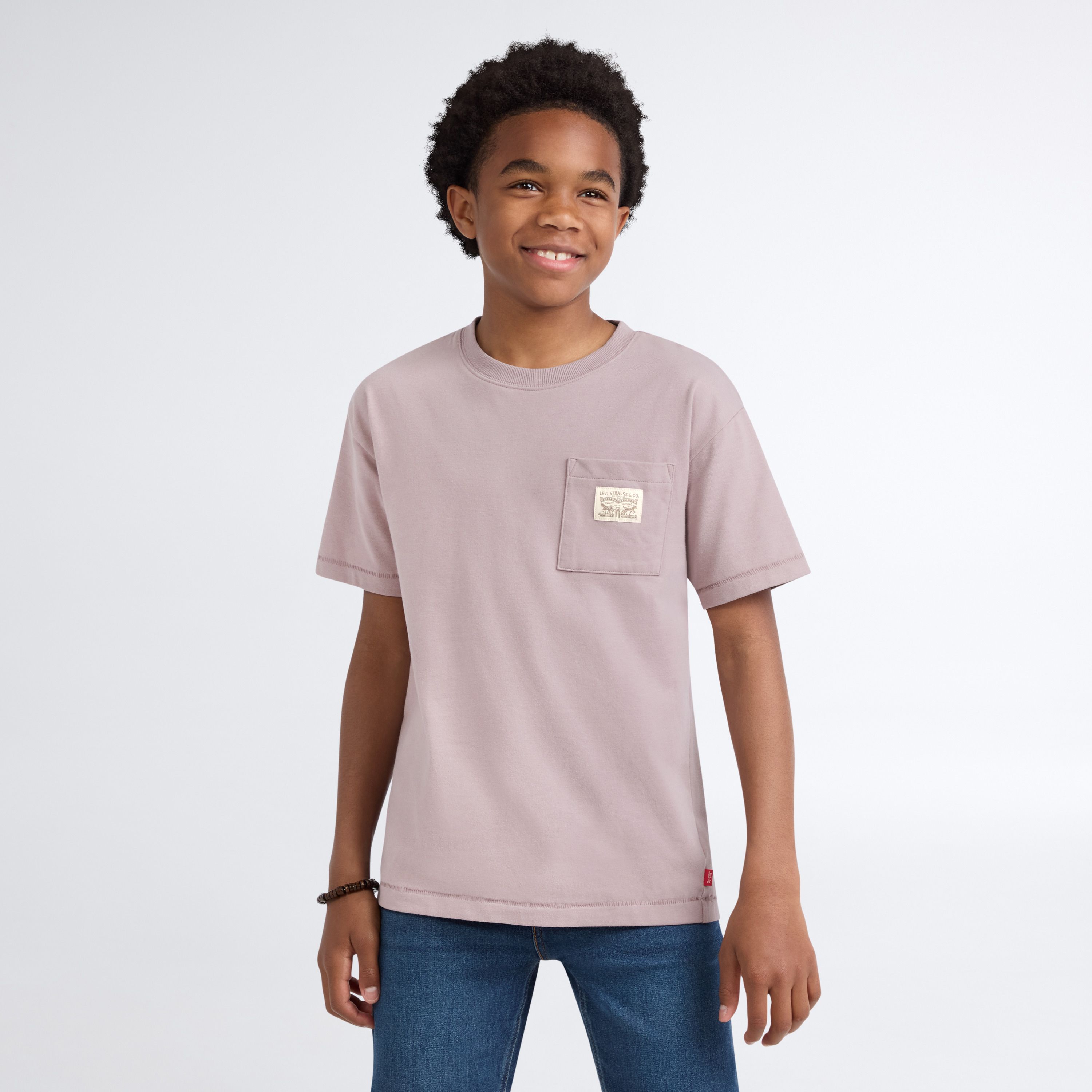 Patch Pocket Tee Big Boys 8-20 1