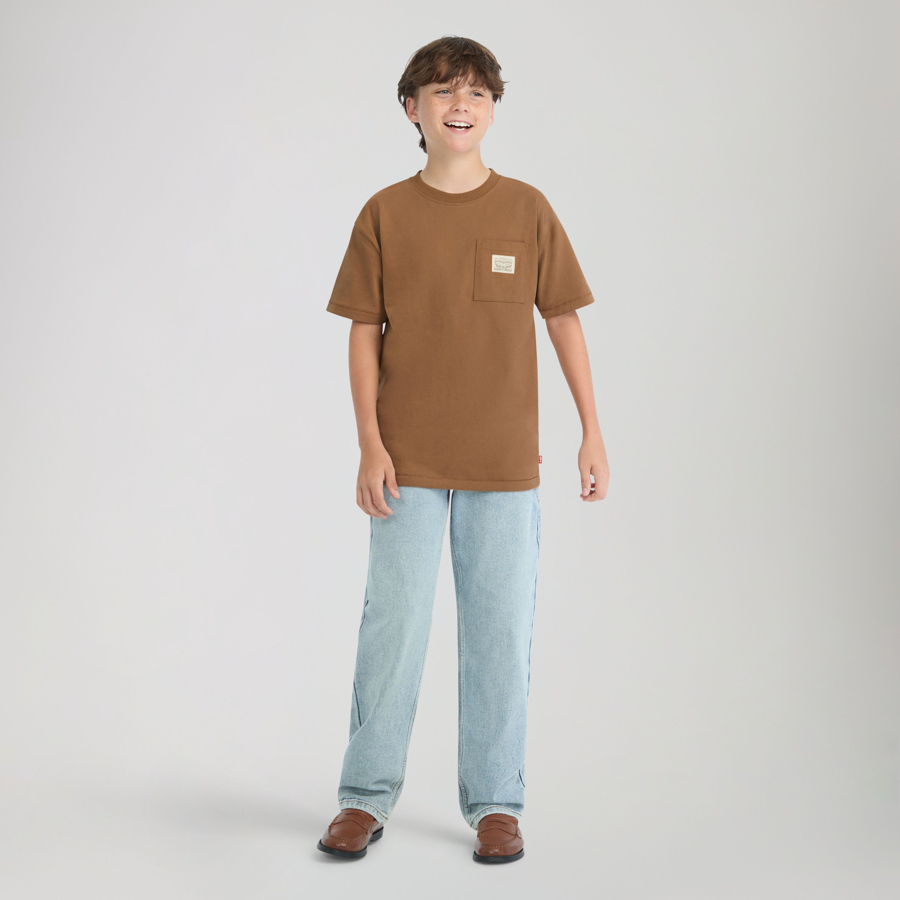 Patch Pocket Tee Big Boys 8-20 1