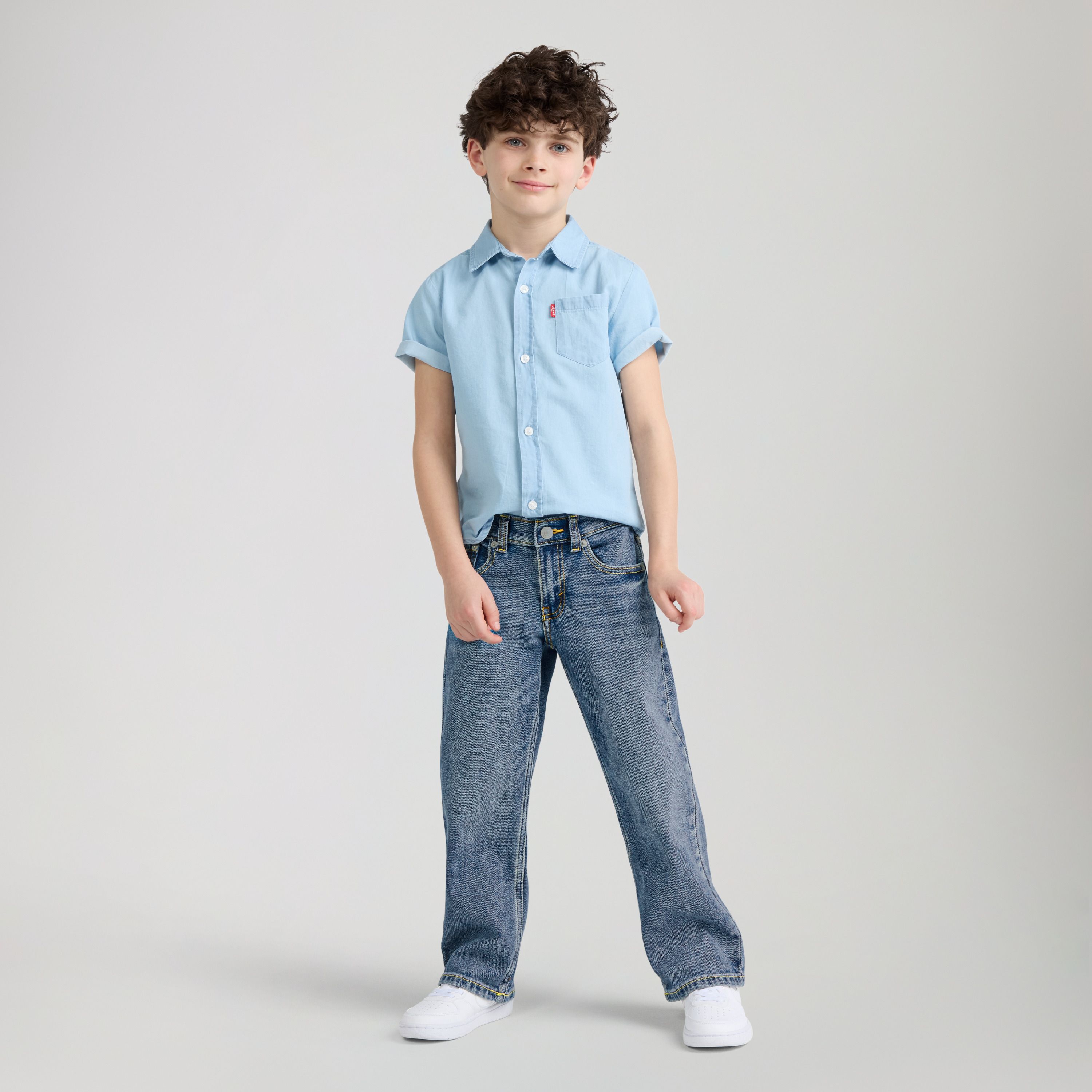 Kids 555™ Relaxed Straight Jeans 1