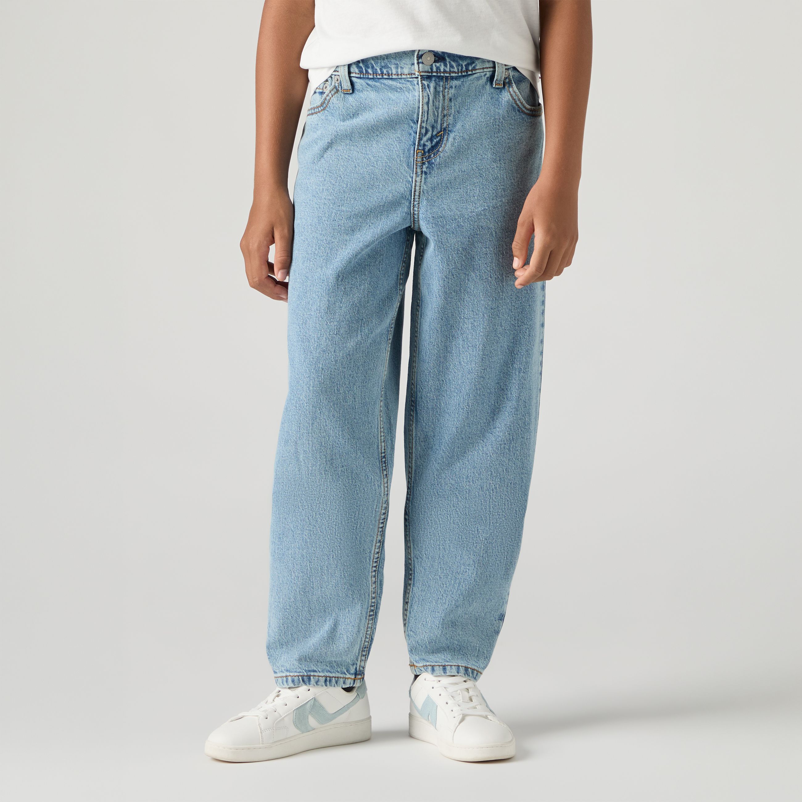 Teenager Barrel Jeans 2