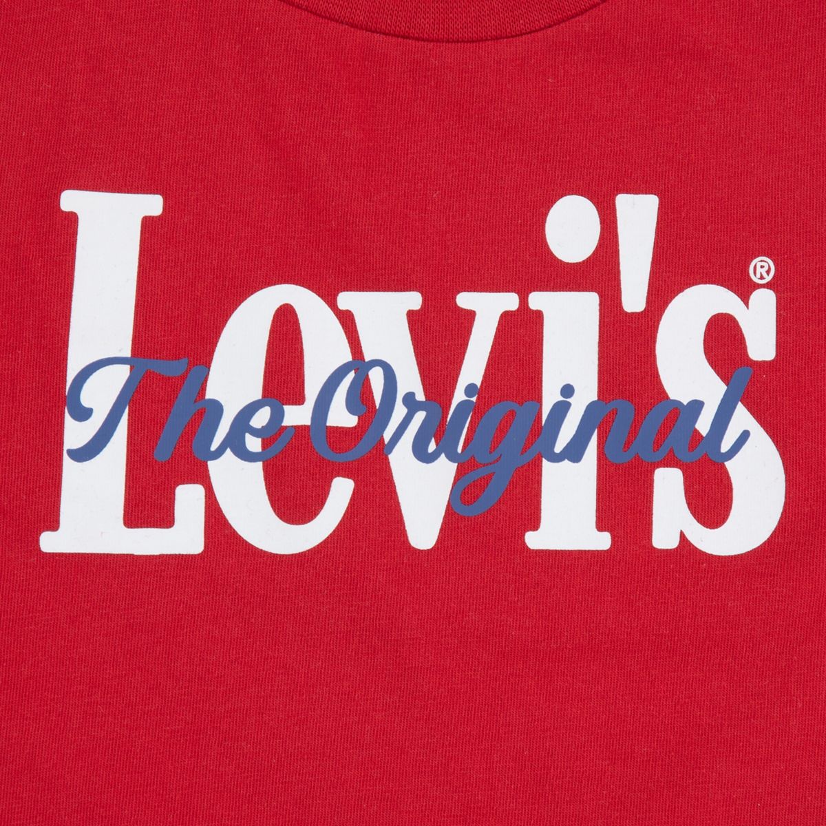 Baby Logo Tee and Denim Shorts 2-Piece Set — Urban Red - Red