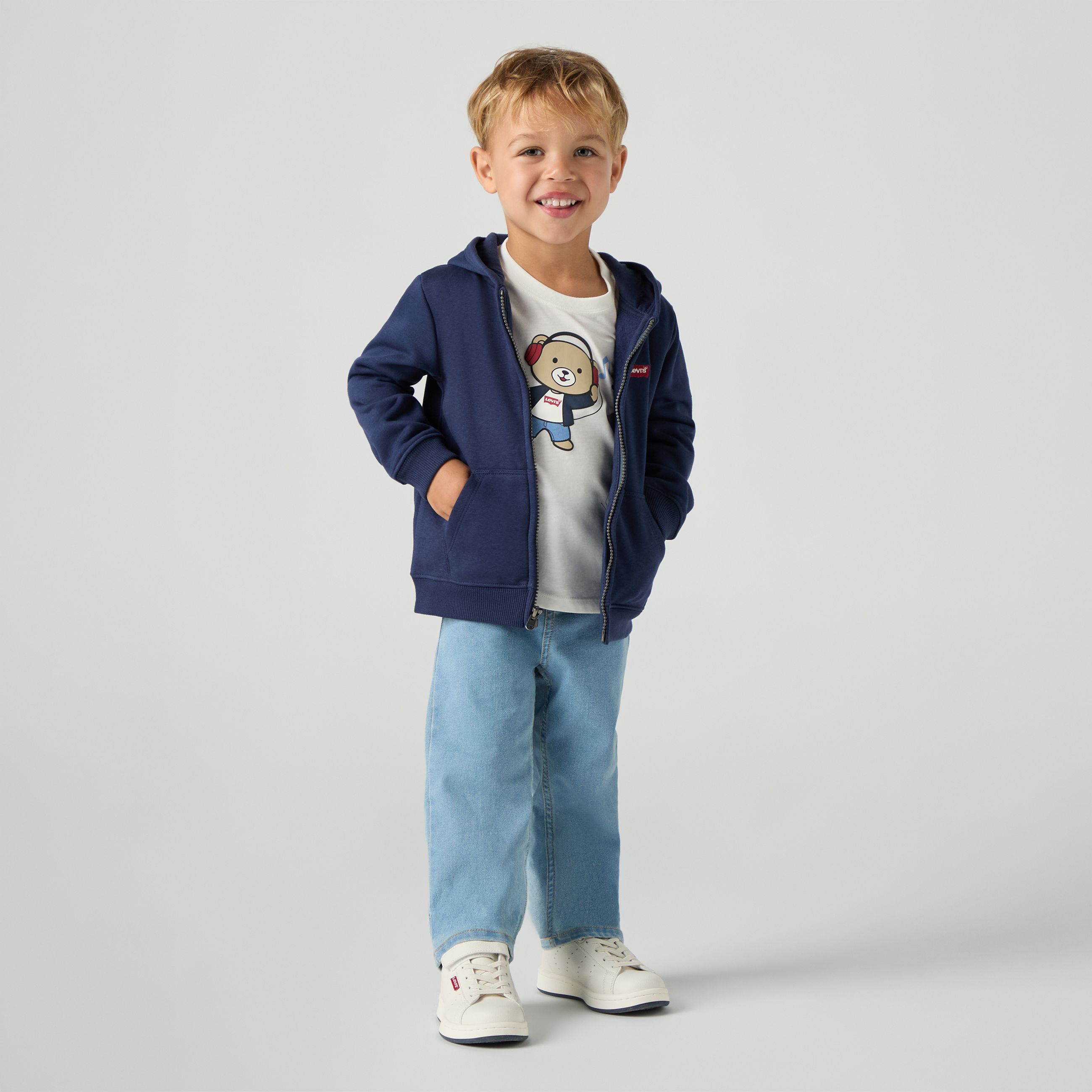 Baby 3 Pieces Full Zip Hoodie Set 1
