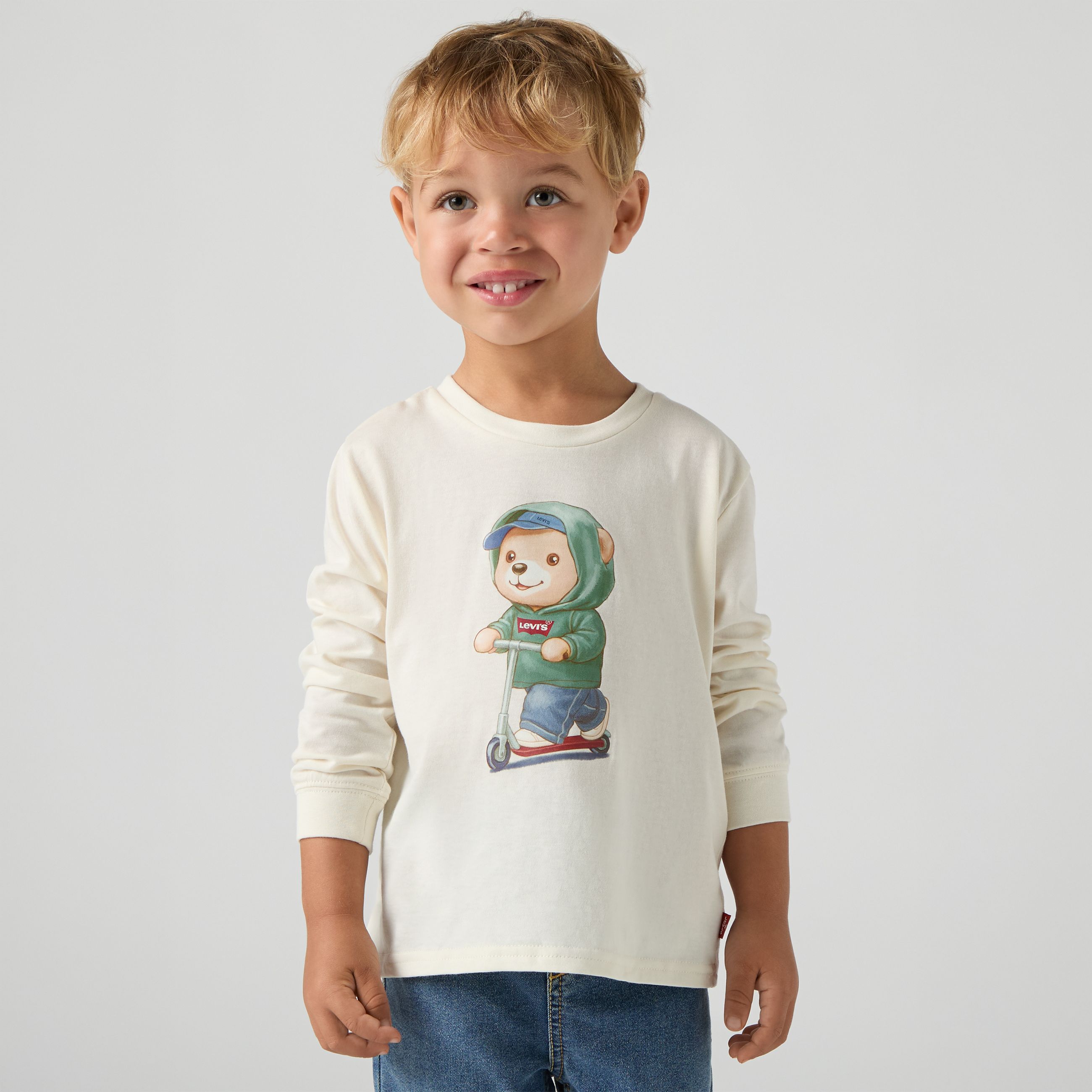Baby Long Sleeve & Denim Pant Set 1
