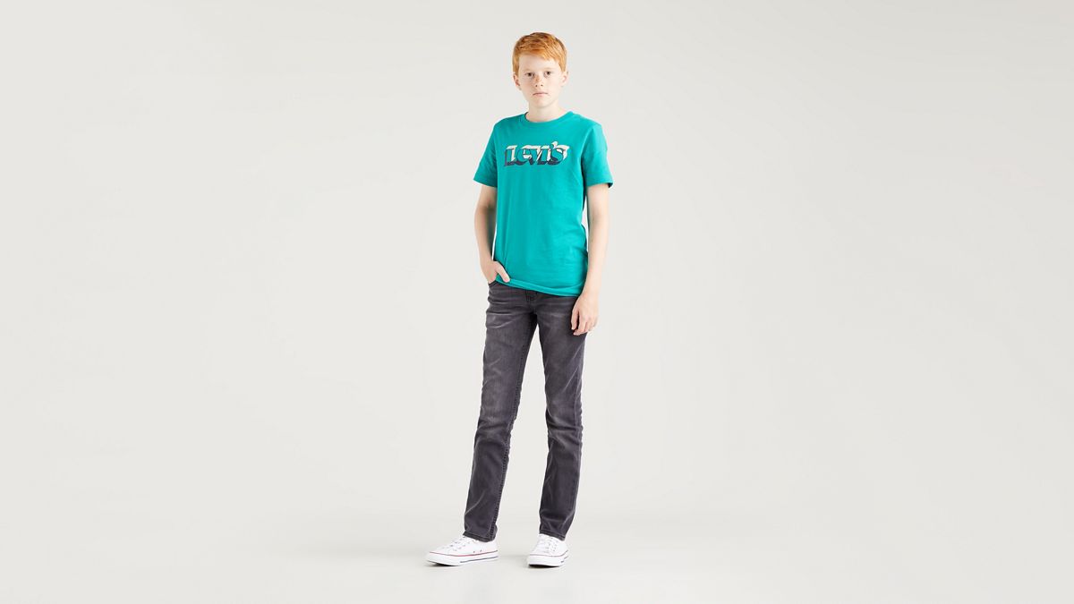 Teenager 512™ Slim Fit Tapered Jeans — Route 66 - Black
