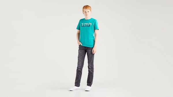 Teenager 512™ Slim Fit Tapered Jeans — Route 66 - Black