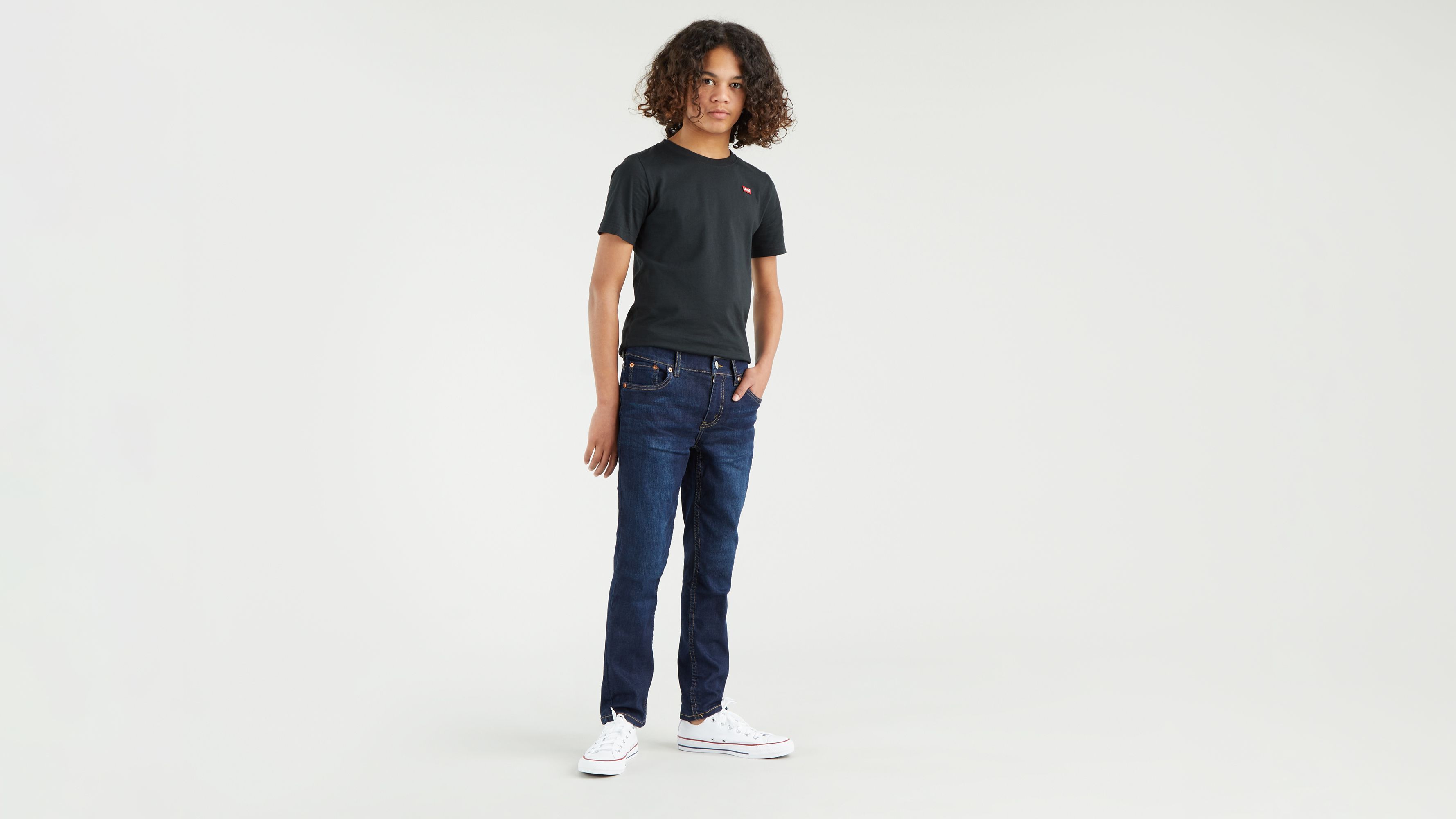 Jean de corte cónico estrecho para adolescentes 512™ 3