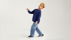 Kids Stay Loose Taper Jeans — Burbank - Blue 3