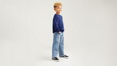 Kids Stay Loose Taper Jeans — Burbank - Blue 1