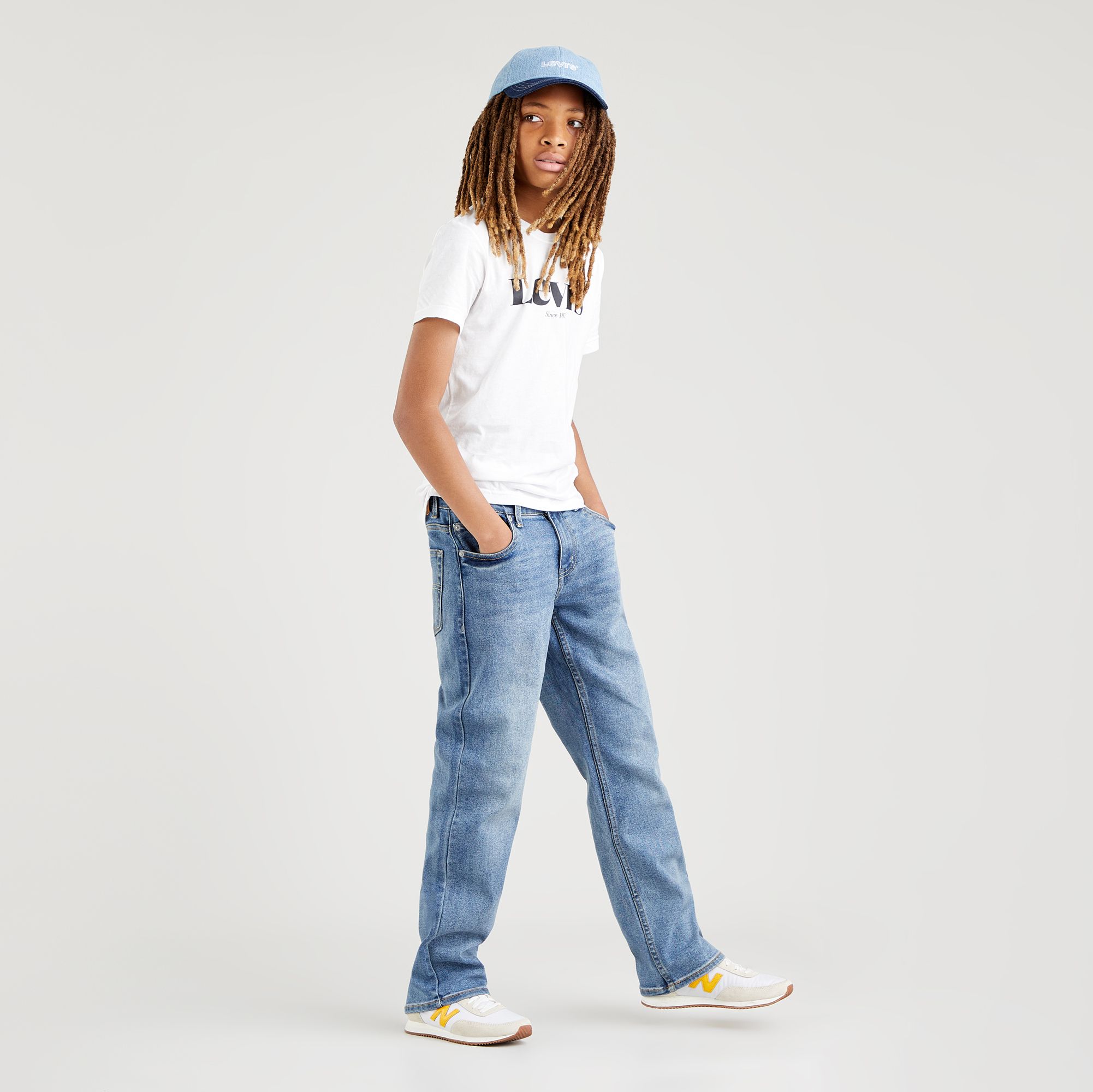 Stay Loose Taper Jeans voor Tieners 1