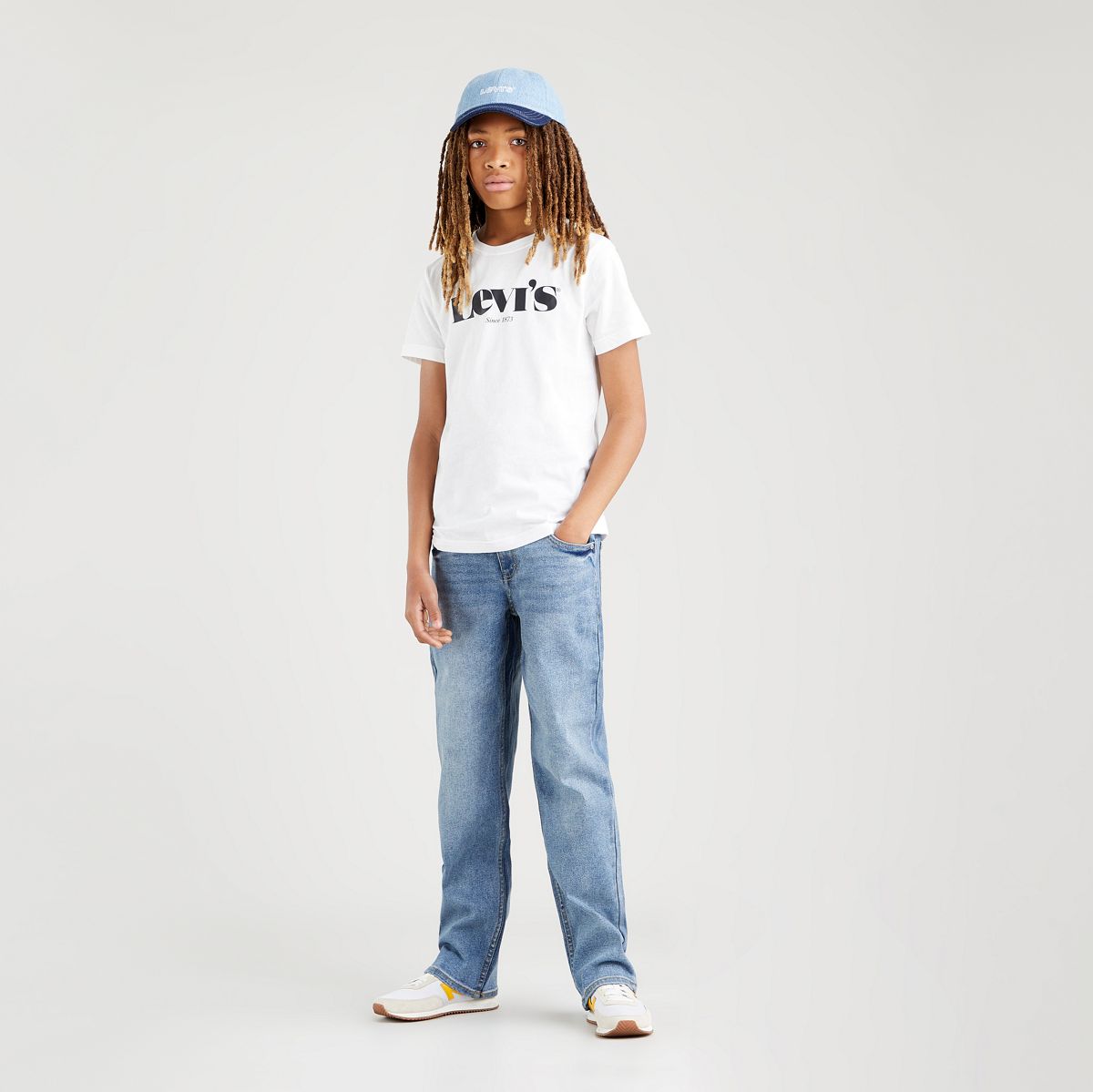 Teenager Stay Loose Taper Jeans — Burbank - Blue