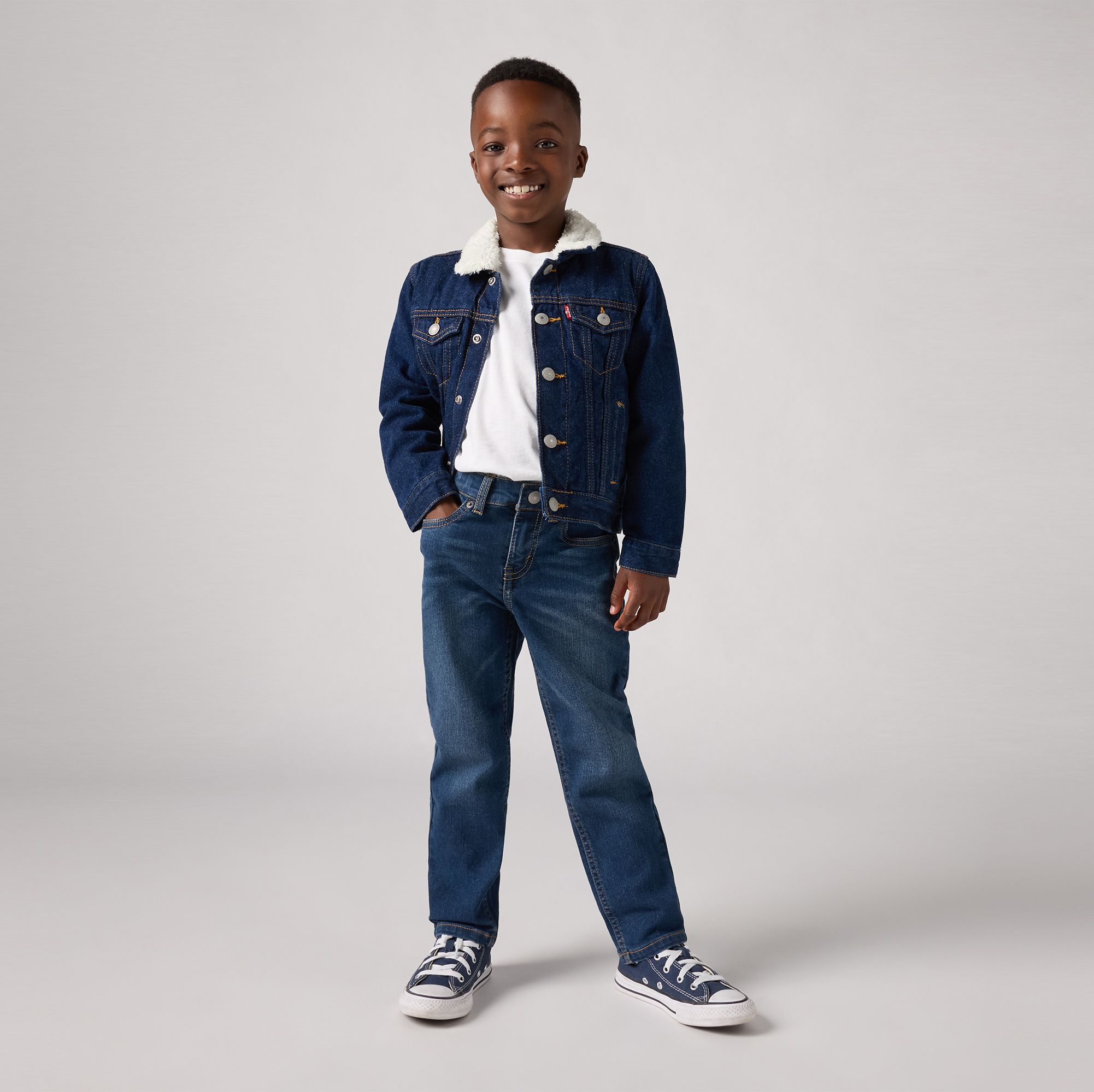 Jeans Eco Warm 502™ Taper bambino 1