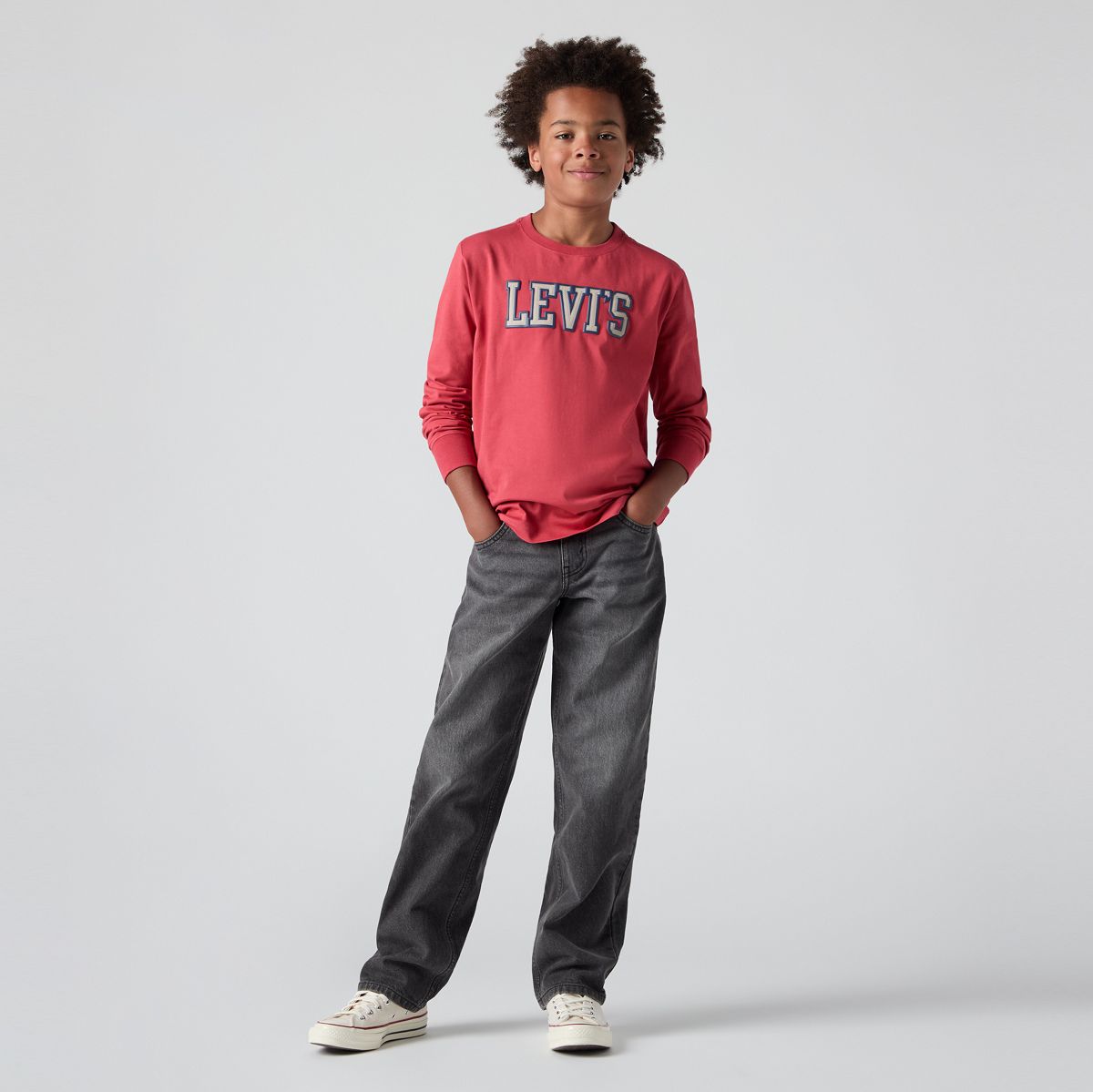 Teenager Stay Loose Taper Jeans — Incognito - Neutral