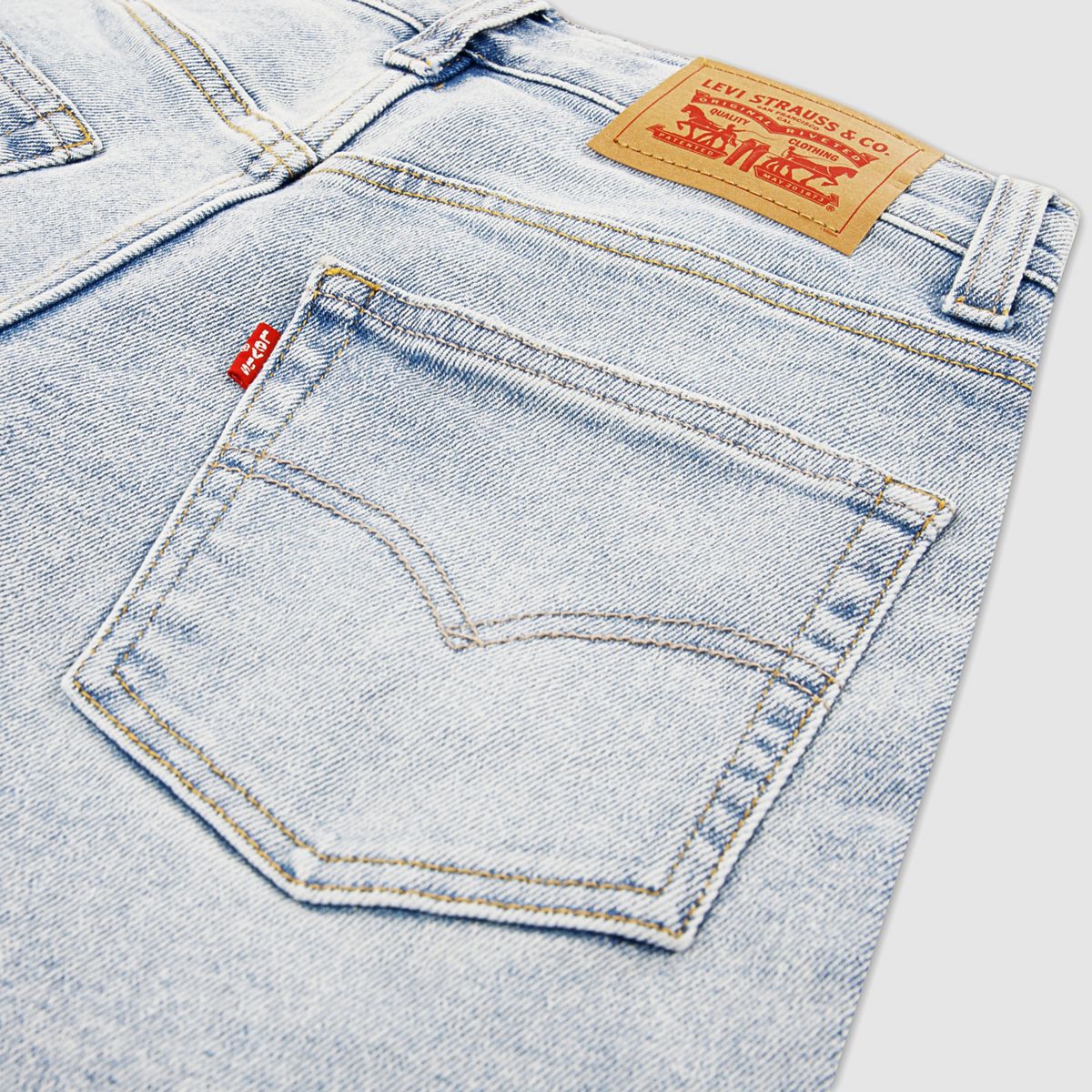Teenager Stay Loose Taper Jeans — Baby Blue Essentials - Blue