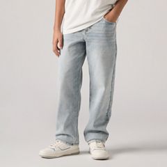 Teenager Stay Loose Taper Jeans — Baby Blue Essentials - Blue 3