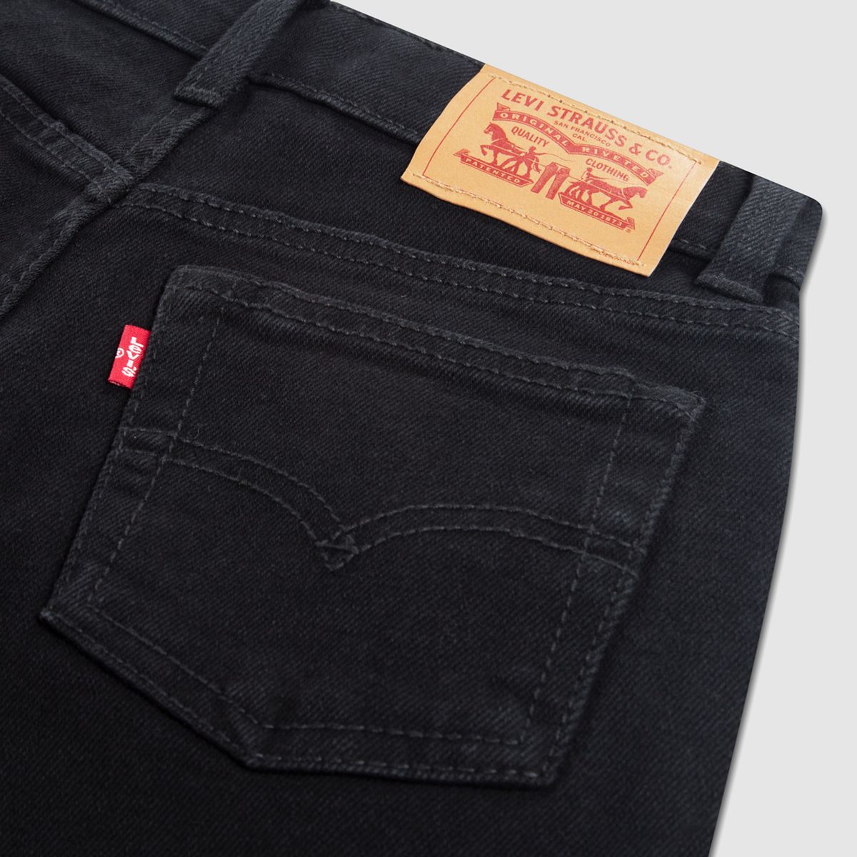 Kids Stay Loose Taper Jeans — Black Stretch - Black