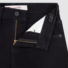 Teenager Stay Loose Taper Jeans — Black Stretch - Black 3