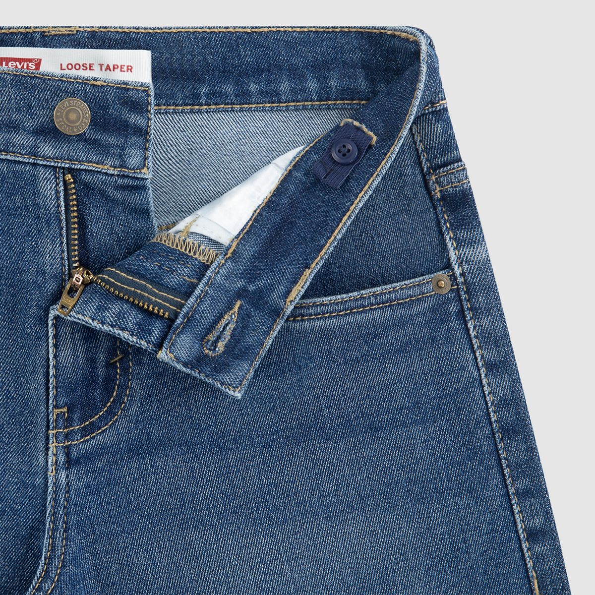 Teenager Stay Loose Taper Jeans — Bandwagon W/O Destruction - Neutral