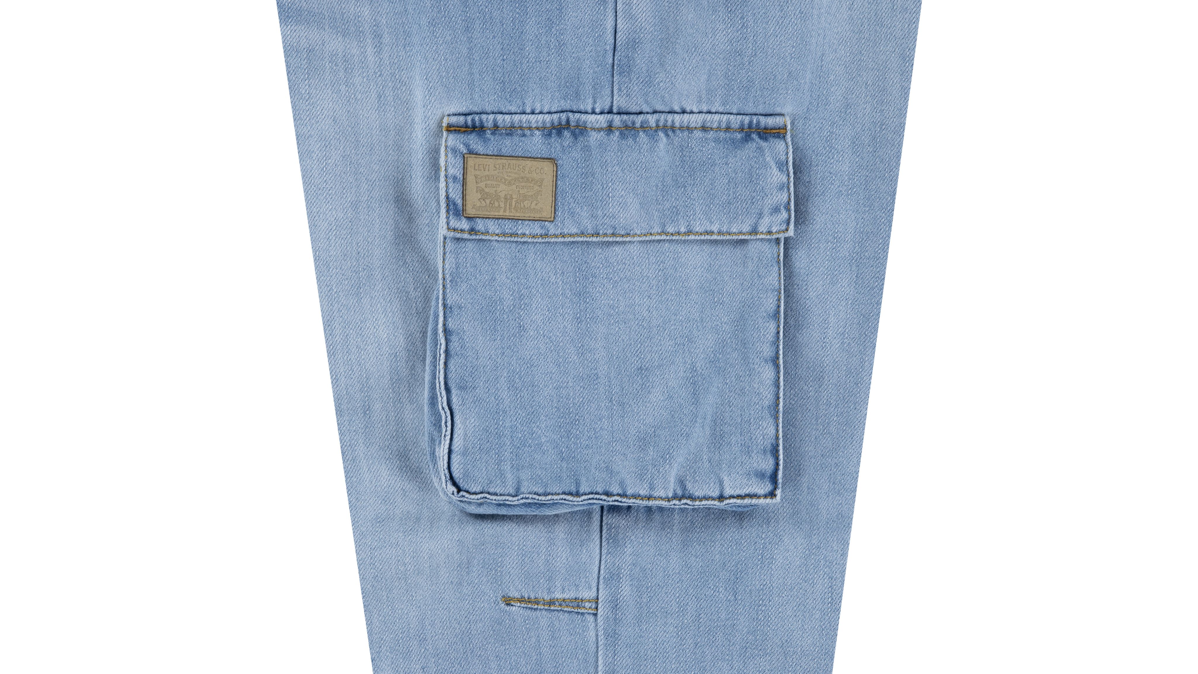 Pantalones cargo Denim Parachute para adolescentes 8