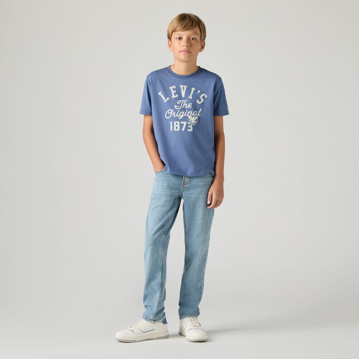 Teenager 512™ Slim Fit Tapered Jeans — From Scratch No Destructi - Neutral