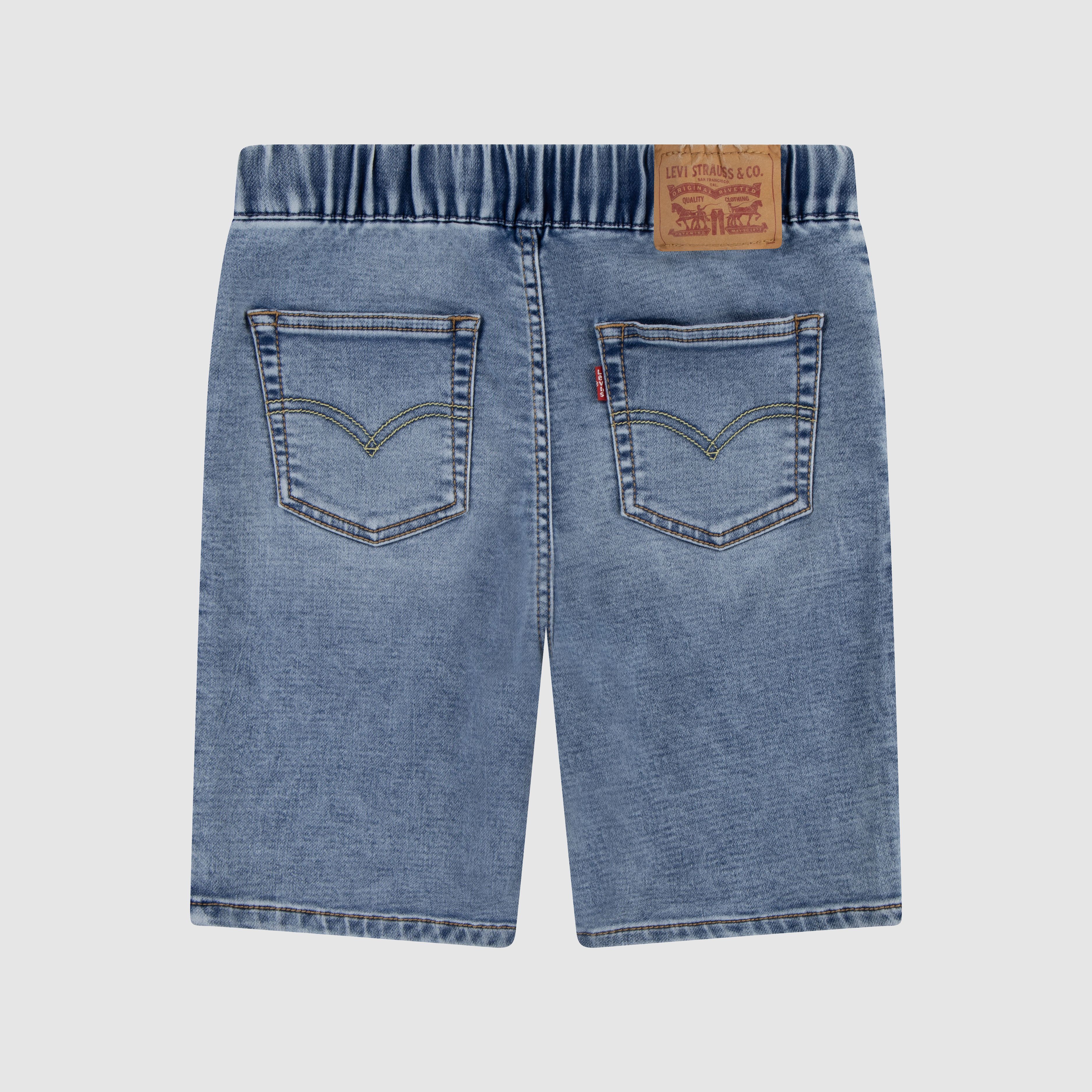 Kids Skinny Fit Pull On Dobby Shorts 2